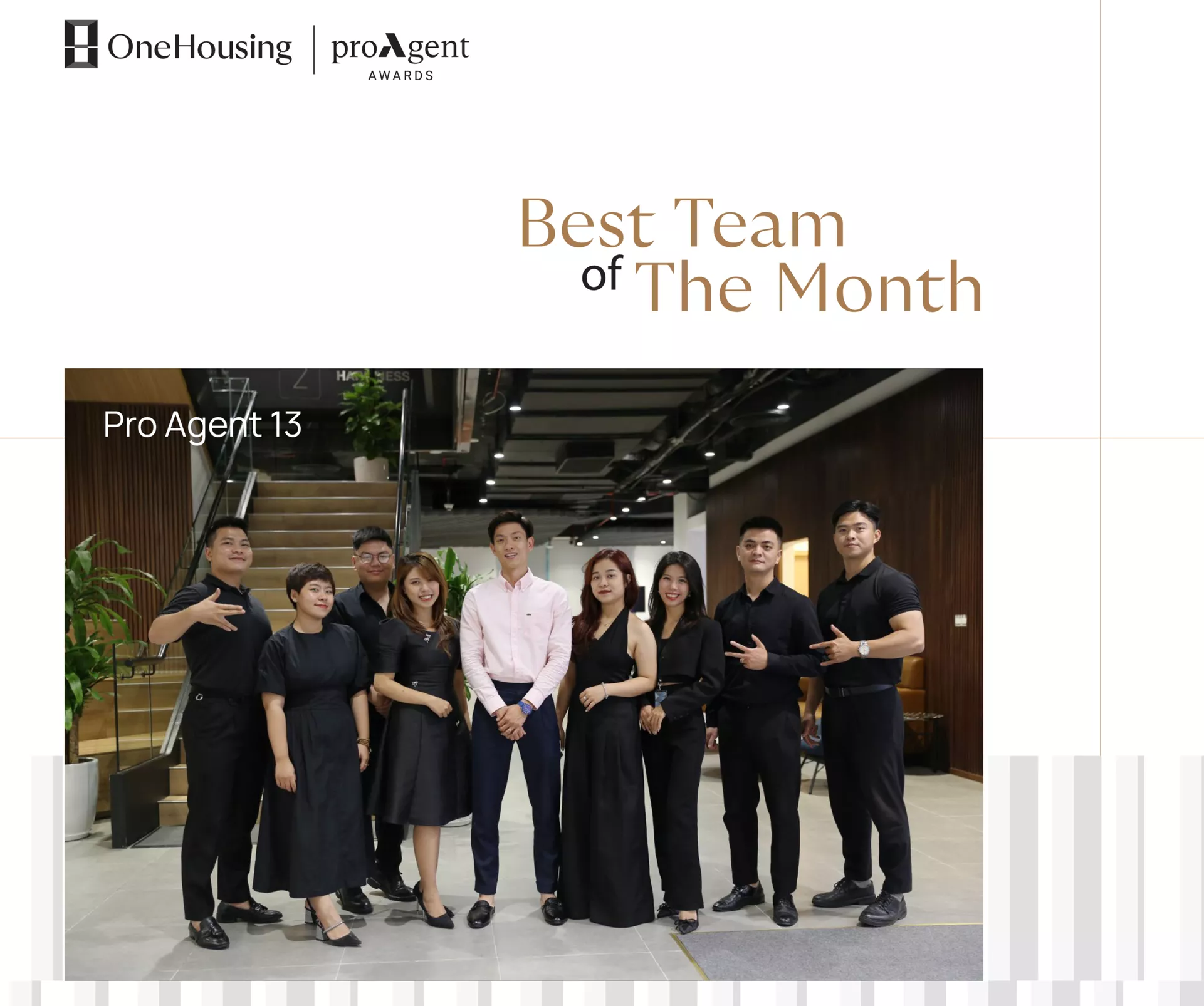 Vinh danh Pro Agent xuất sắc của tháng 8/2023