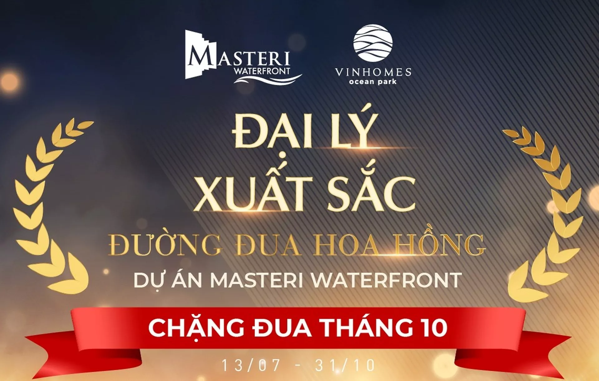 OneHousing dẫn đầu "Đường đua hoa hồng" tháng 10 tại dự án Masteri Waterfront