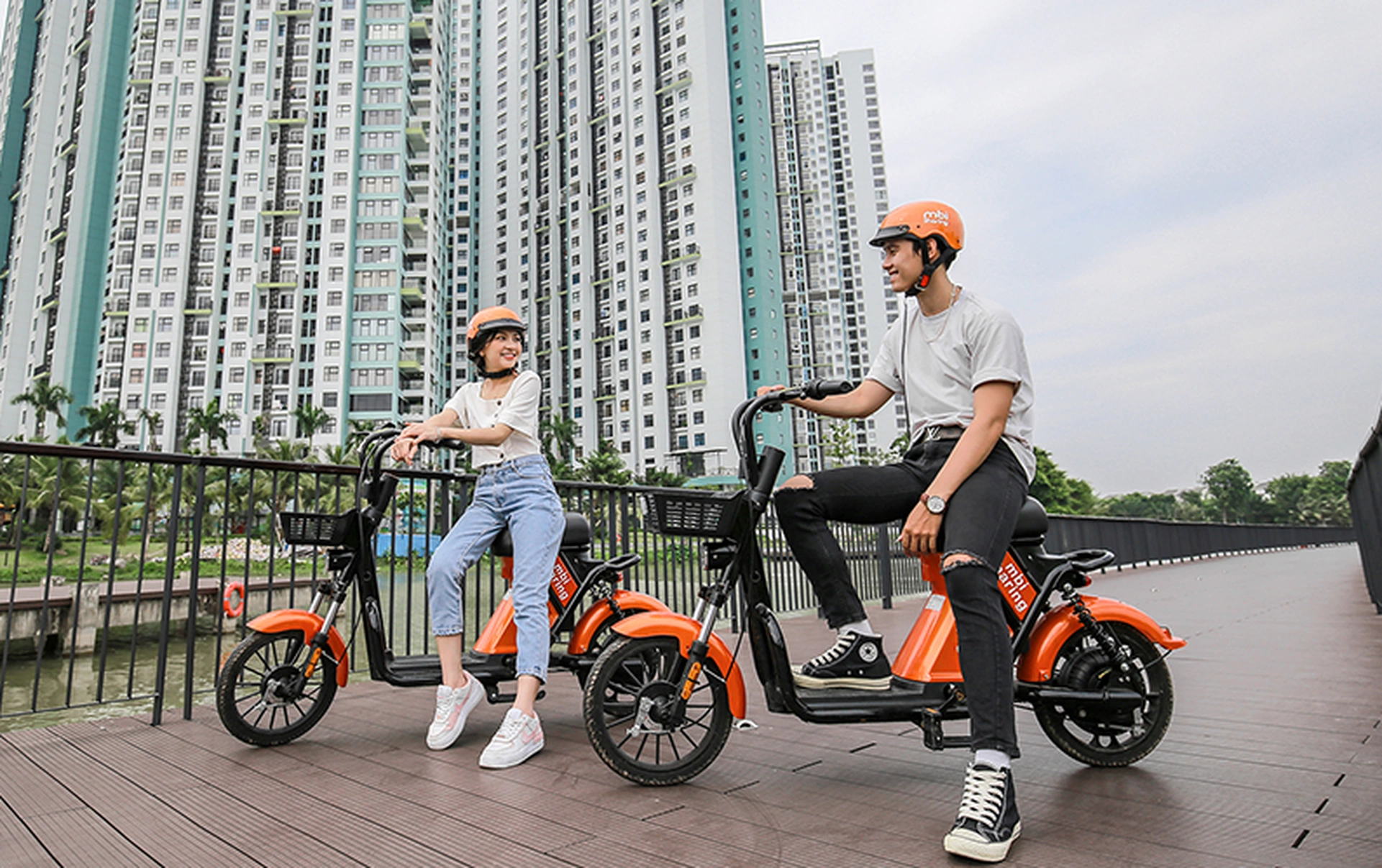 Gói vé tháng khi sử dụng xe đạp điện MBI Sharing trong Vinhomes Ocean Park 1 là bao nhiêu?