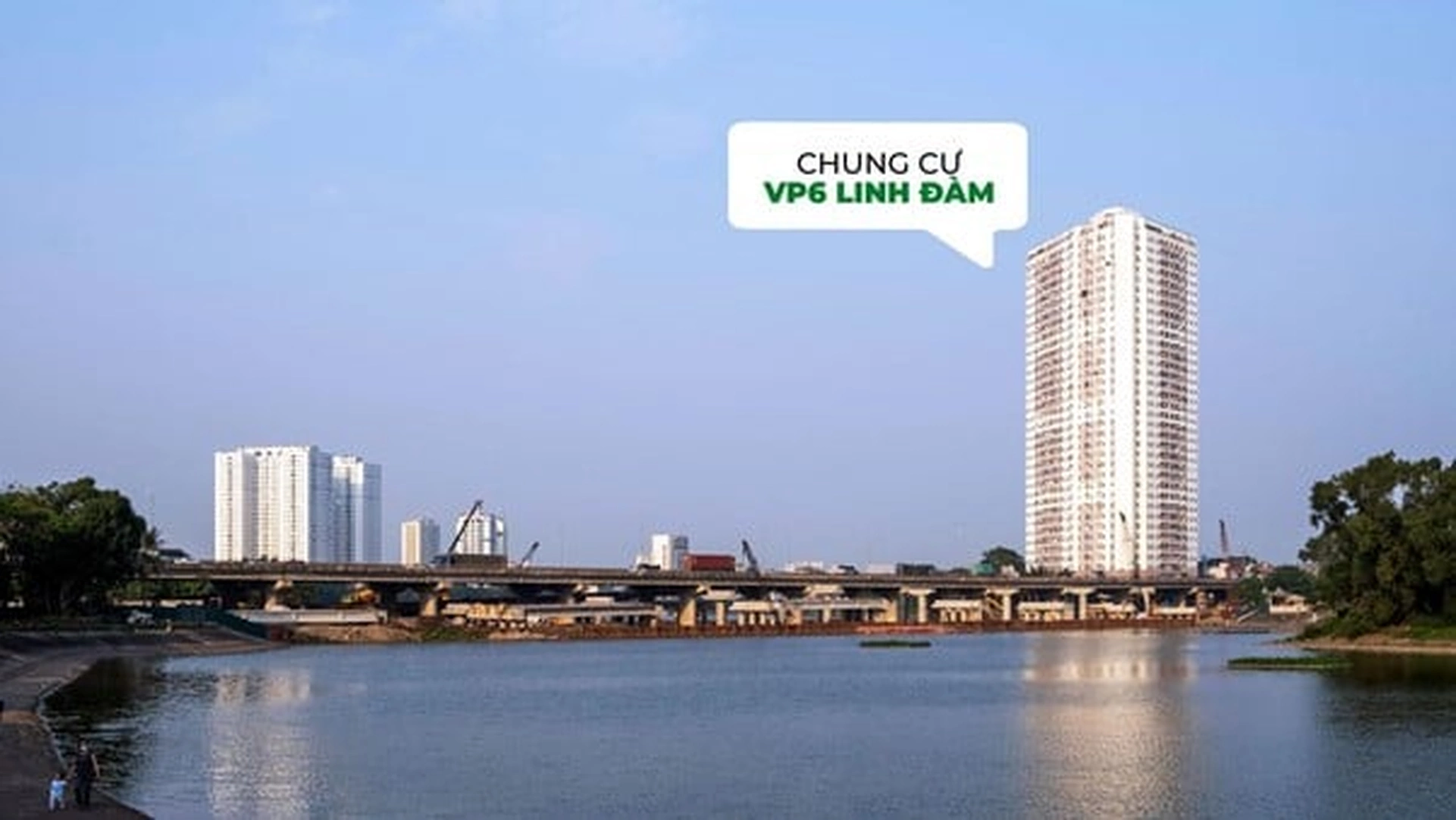 Chung cư VP6 Linh Đàm quận Hoàng Mai địa chỉ ở đâu?