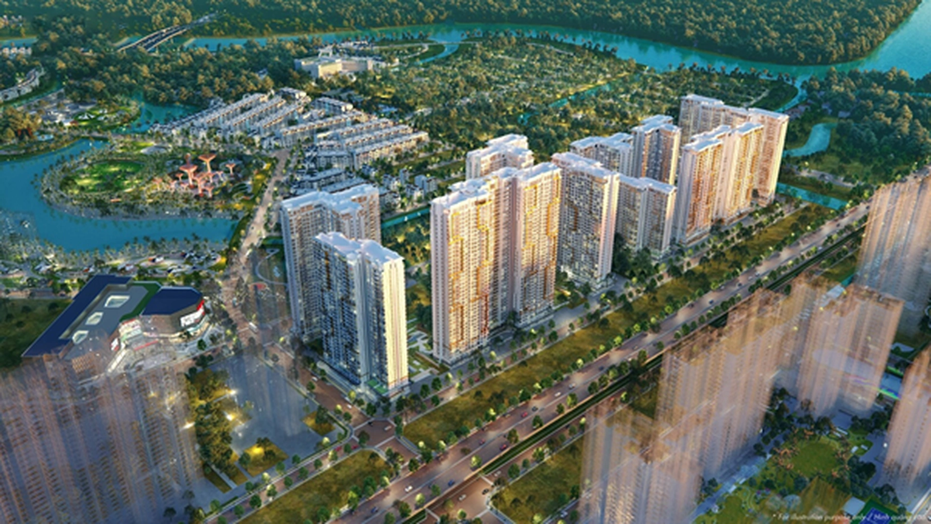 Dự án Masteri Centre Point cách Đầm sen Tam Đa bao nhiêu km?