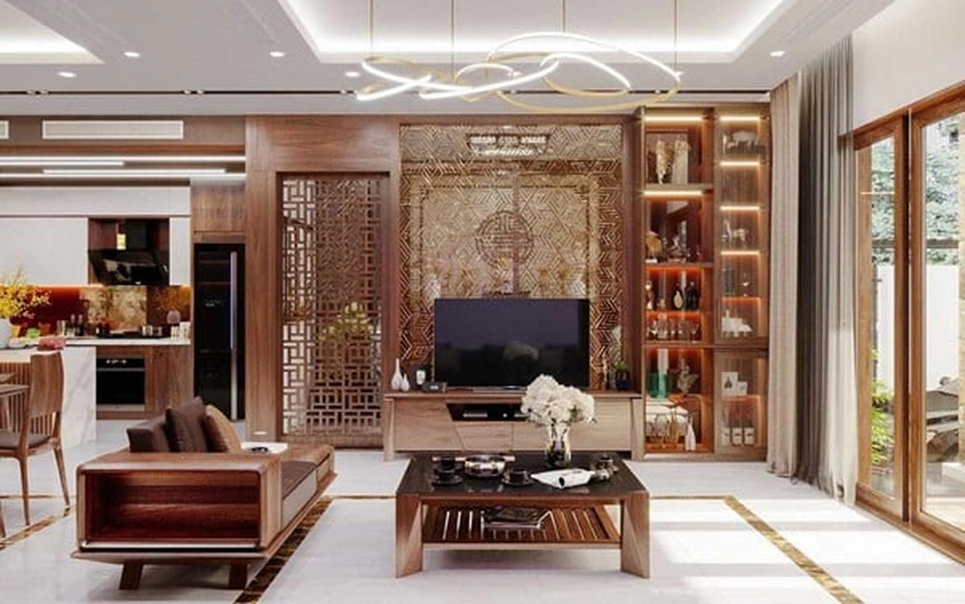 Cách bố trí phòng khách hợp phong thủy cho người tuổi Thân