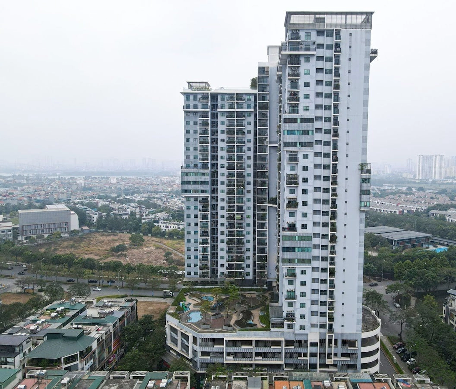 Chung cư The Two Residence quận Hoàng Mai địa chỉ cụ thể ở đâu?