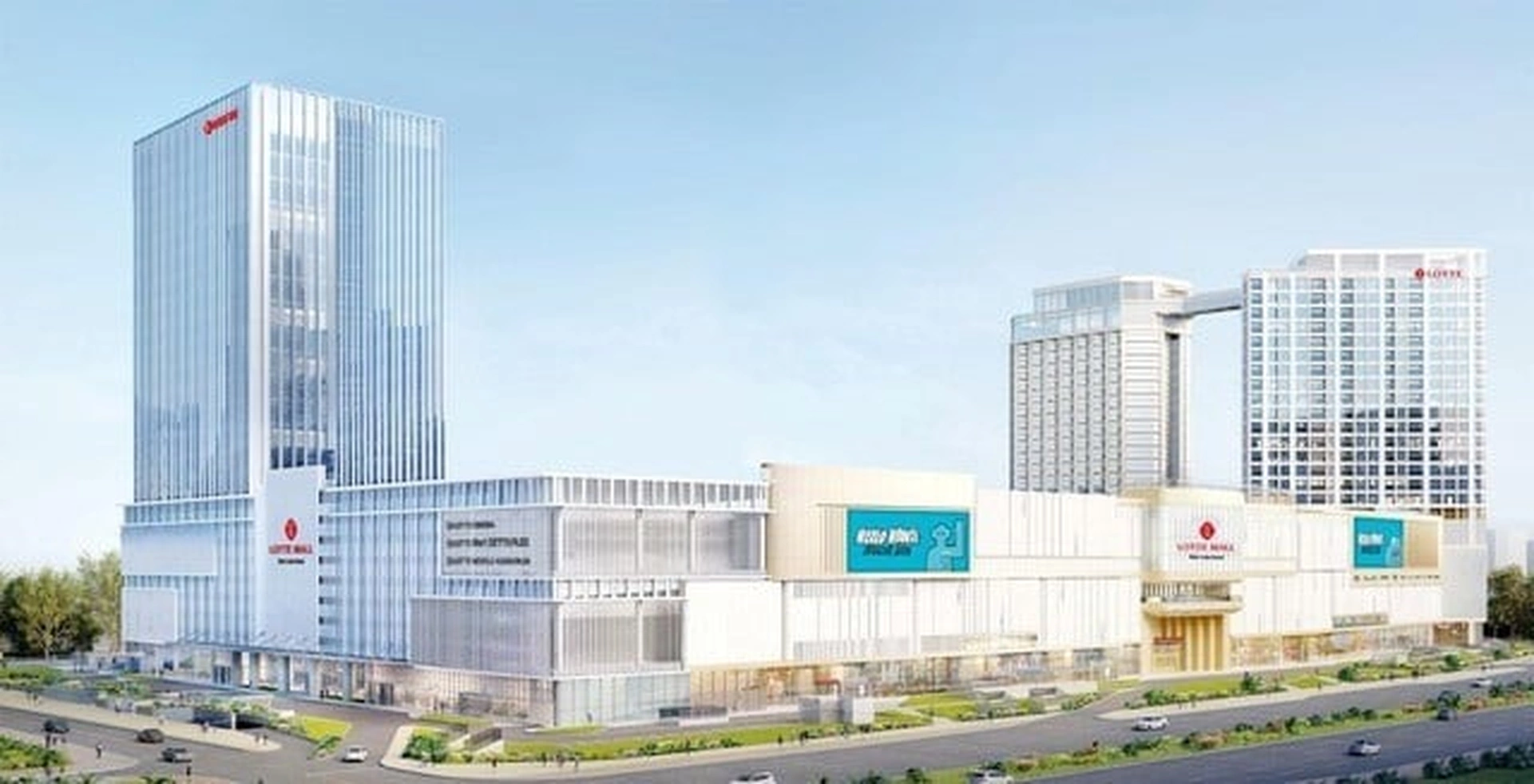 Tổ hợp thương mại Lotte Mall Tây Hồ cách sân bay Nội Bài bao nhiêu km?