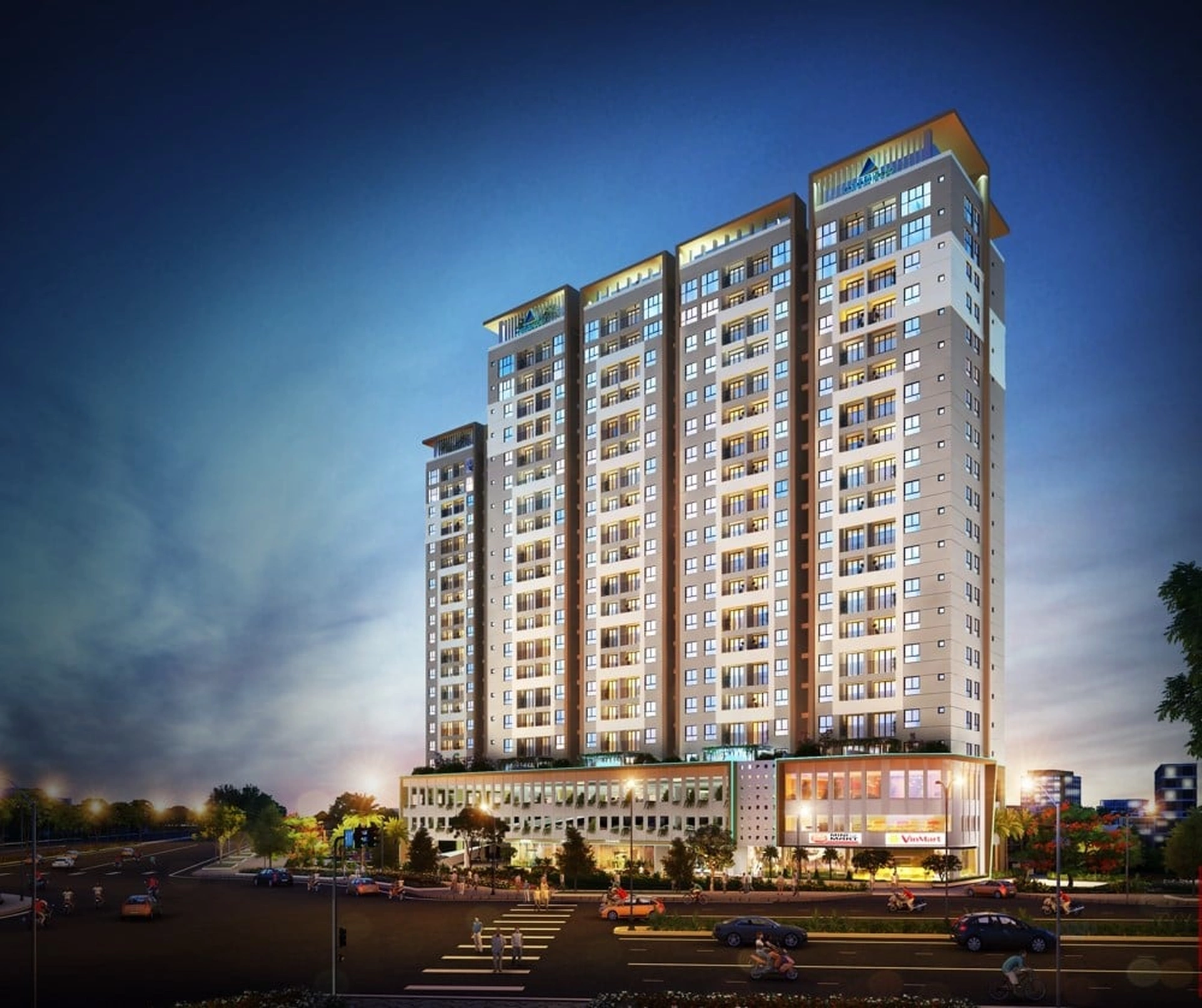 Diện tích căn hộ chung cư Auris City Quận 8 là bao nhiêu m2?