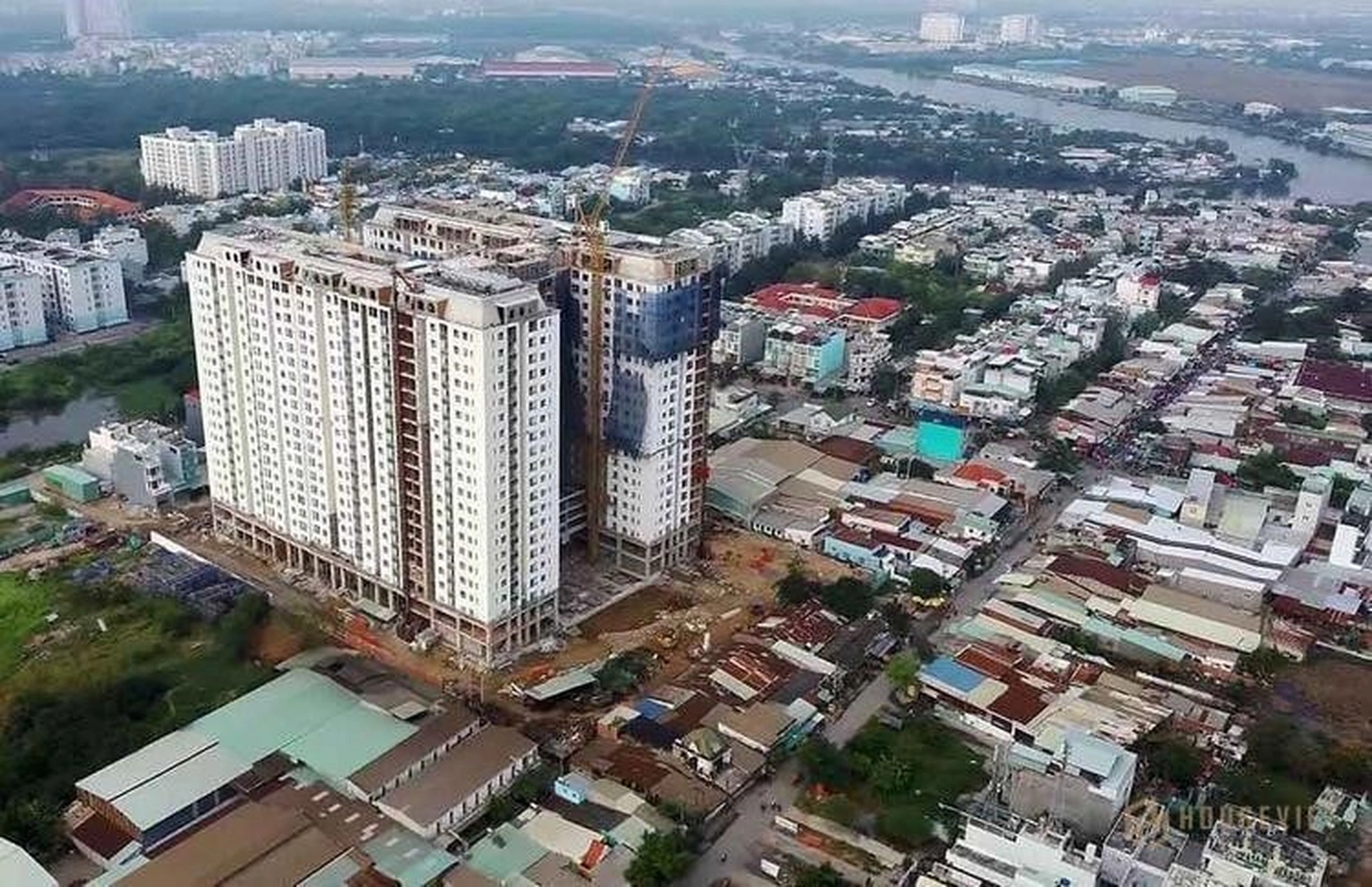 Diện tích căn hộ chung cư Dream Home Palace Quận 8 là bao nhiêu m2?
