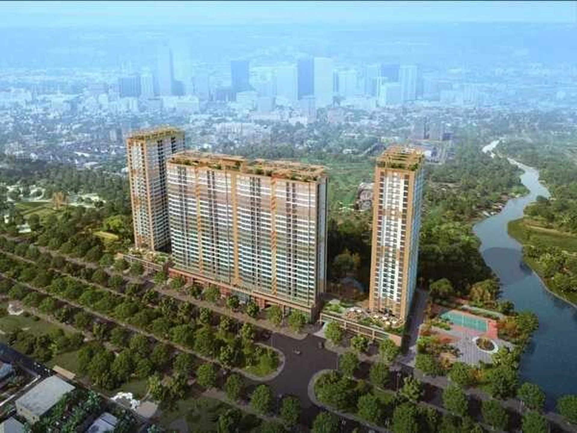 Căn hộ chung cư The Park Residence có diện tích bao nhiêu m2?