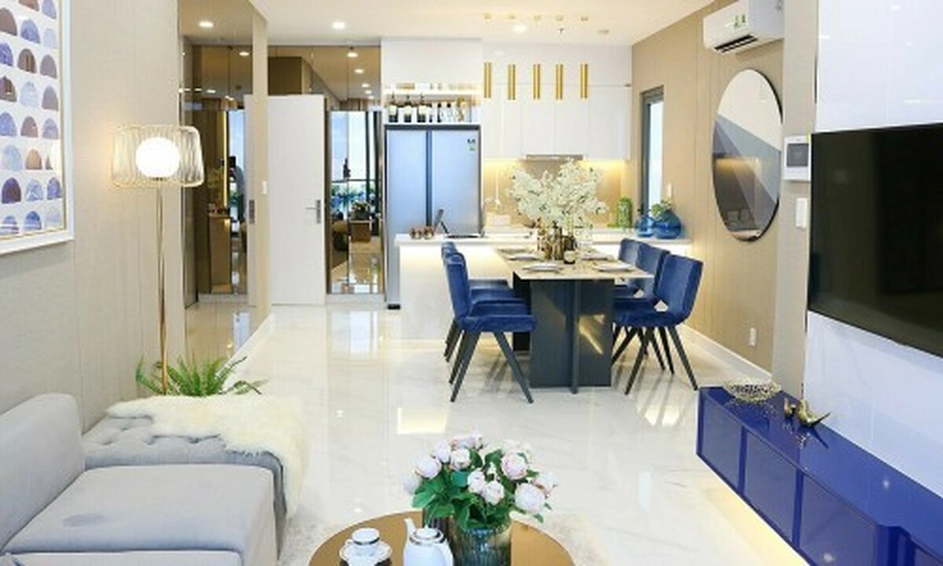 Căn hộ chung cư Precia có diện tích bao nhiêu m2?