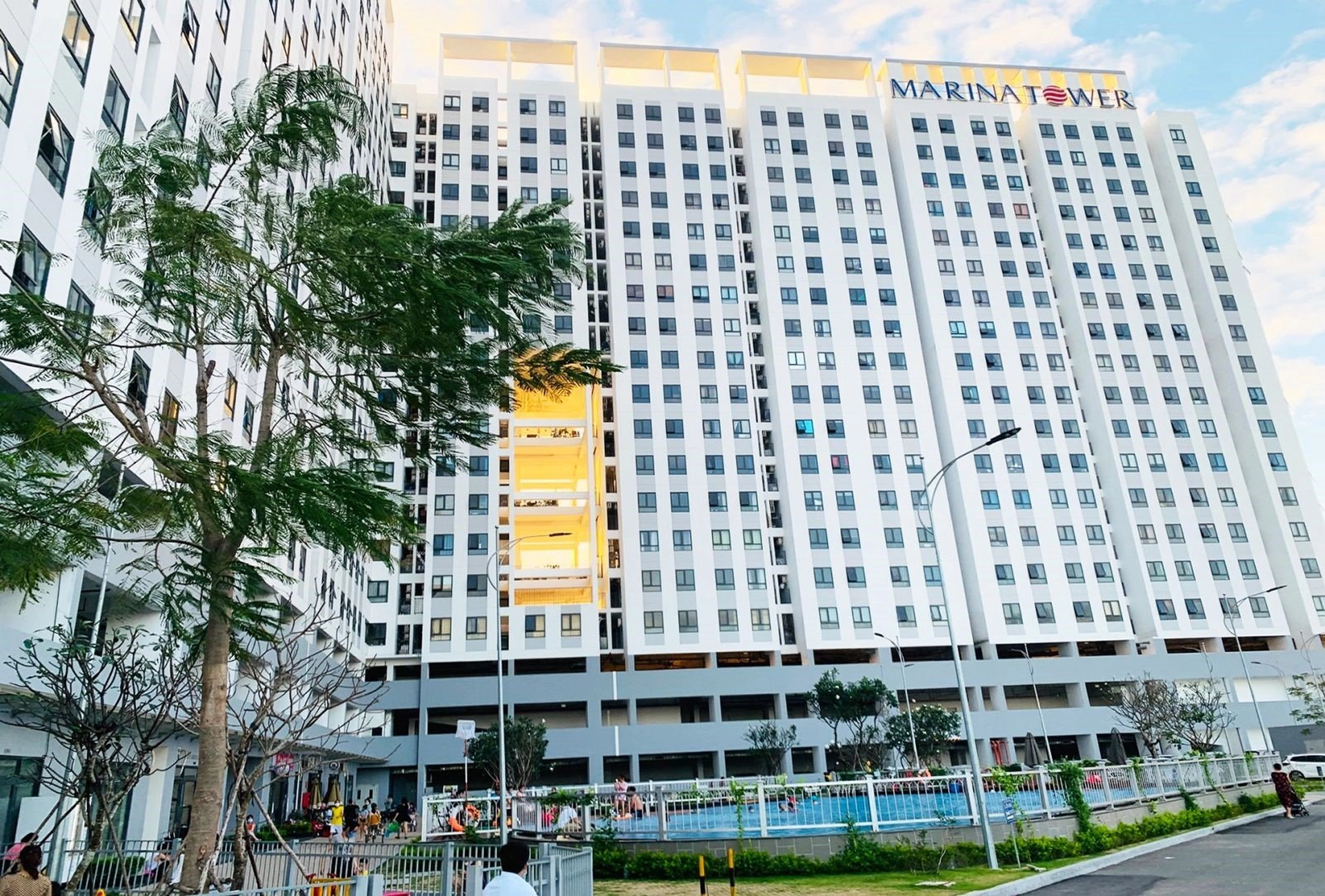 Chung cư Marina Tower Thuận An địa chỉ chính xác là ở đâu?