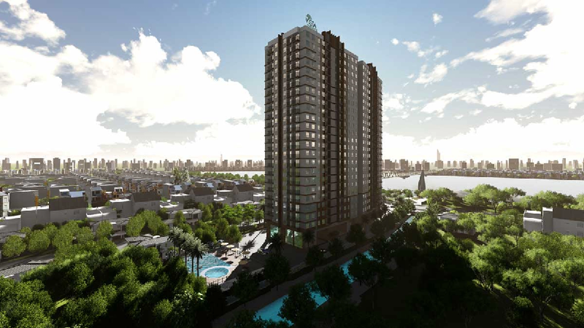 Chung cư Vista Riverside địa chỉ chính xác là ở đâu?