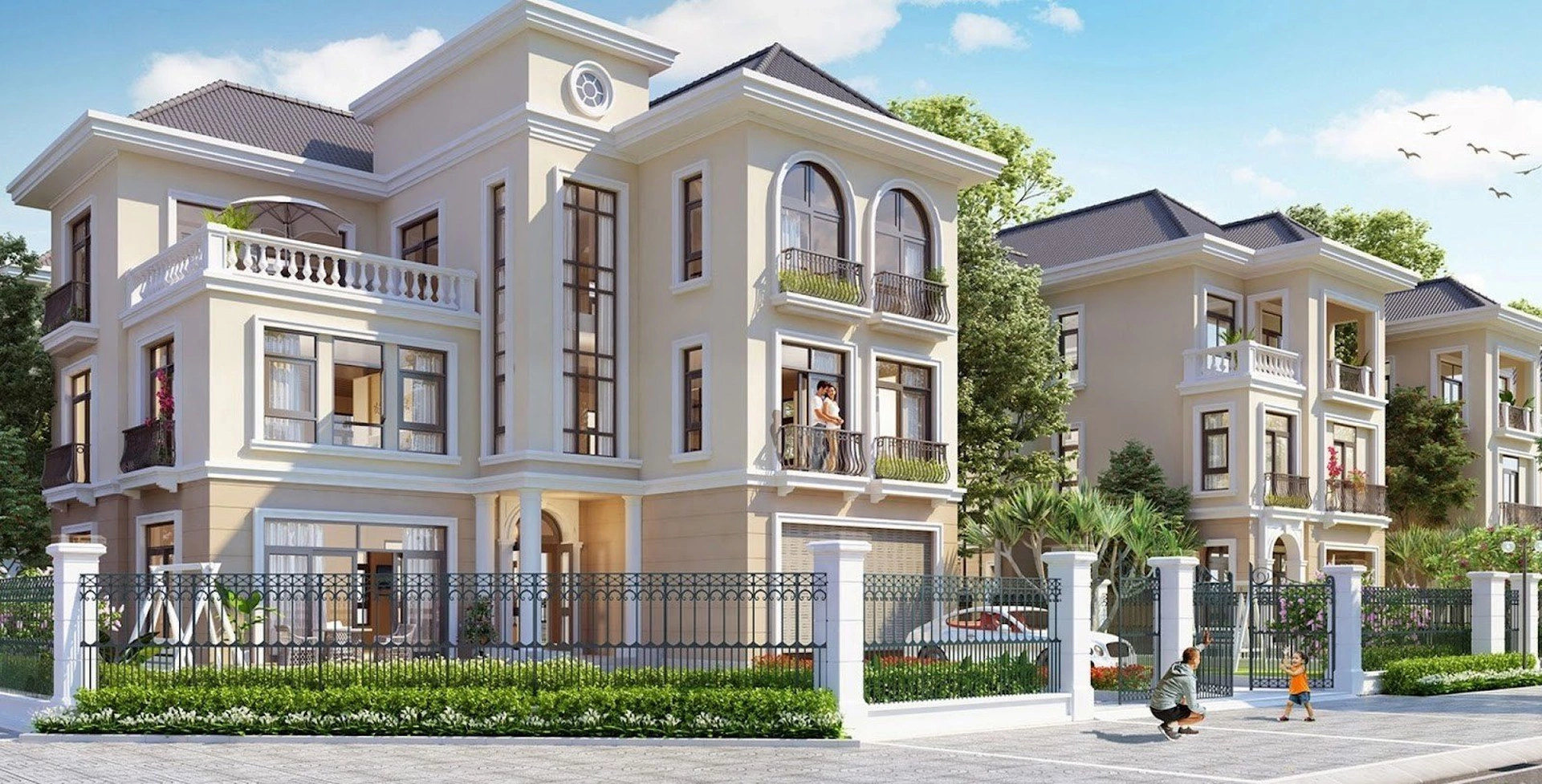 Định giá nhà liền kề, biệt thự diện tích hơn 120 - 150m2 tại phân khu Mộc Lan Vinhomes Green Bay