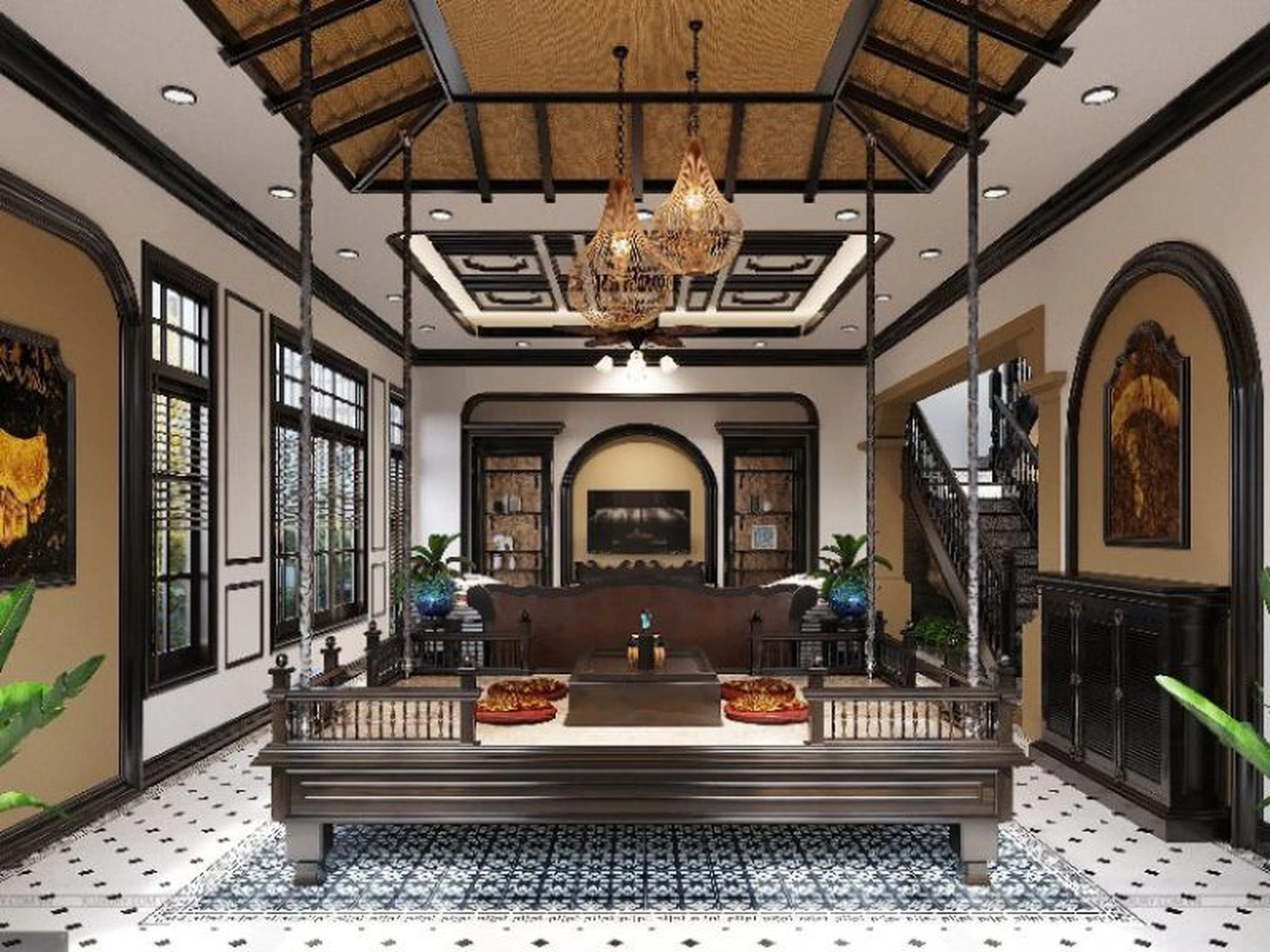 5 lưu ý quan trọng khi thiết kế nhà cấp 4 phong cách Indochine