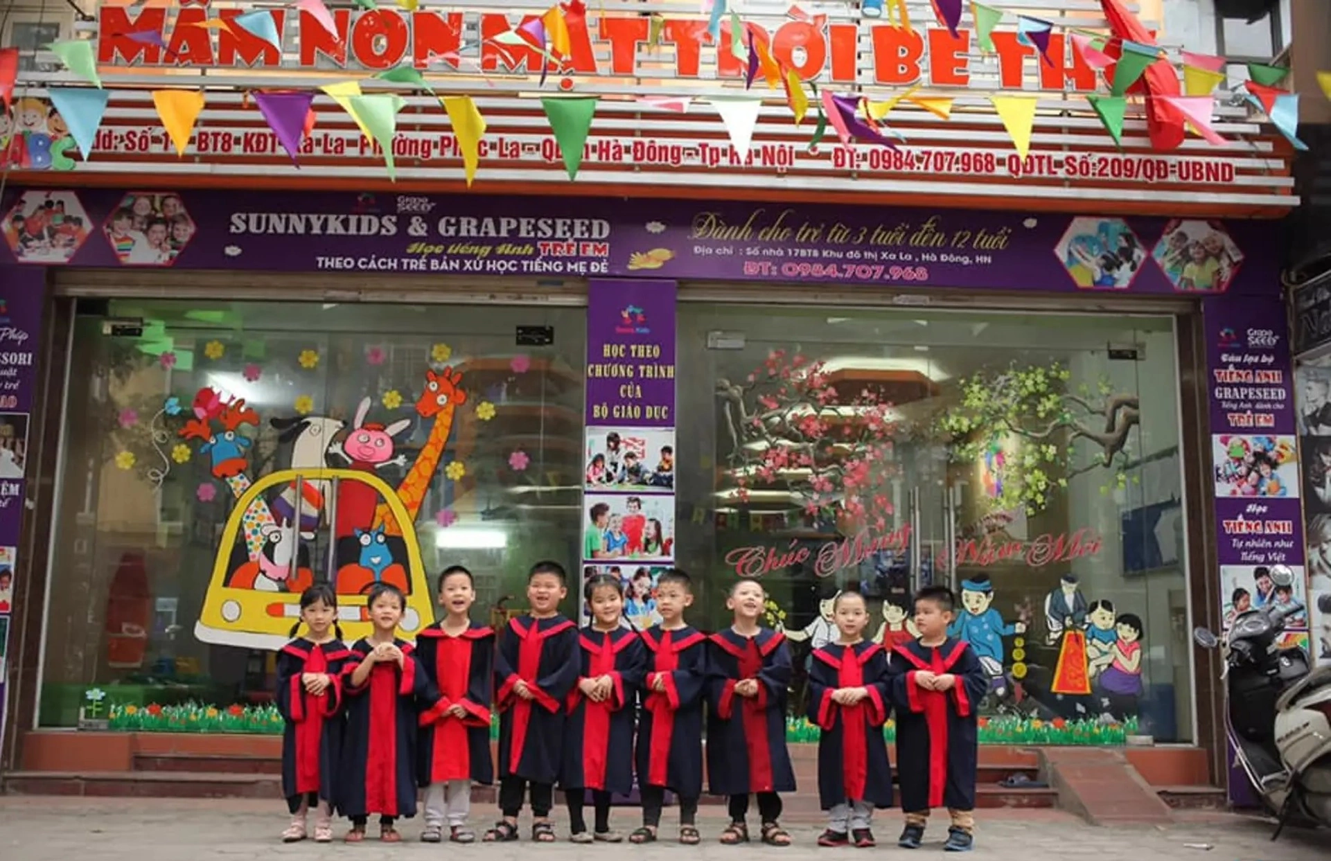 Gần chung cư BMM Xa La có những trường mầm non nào?