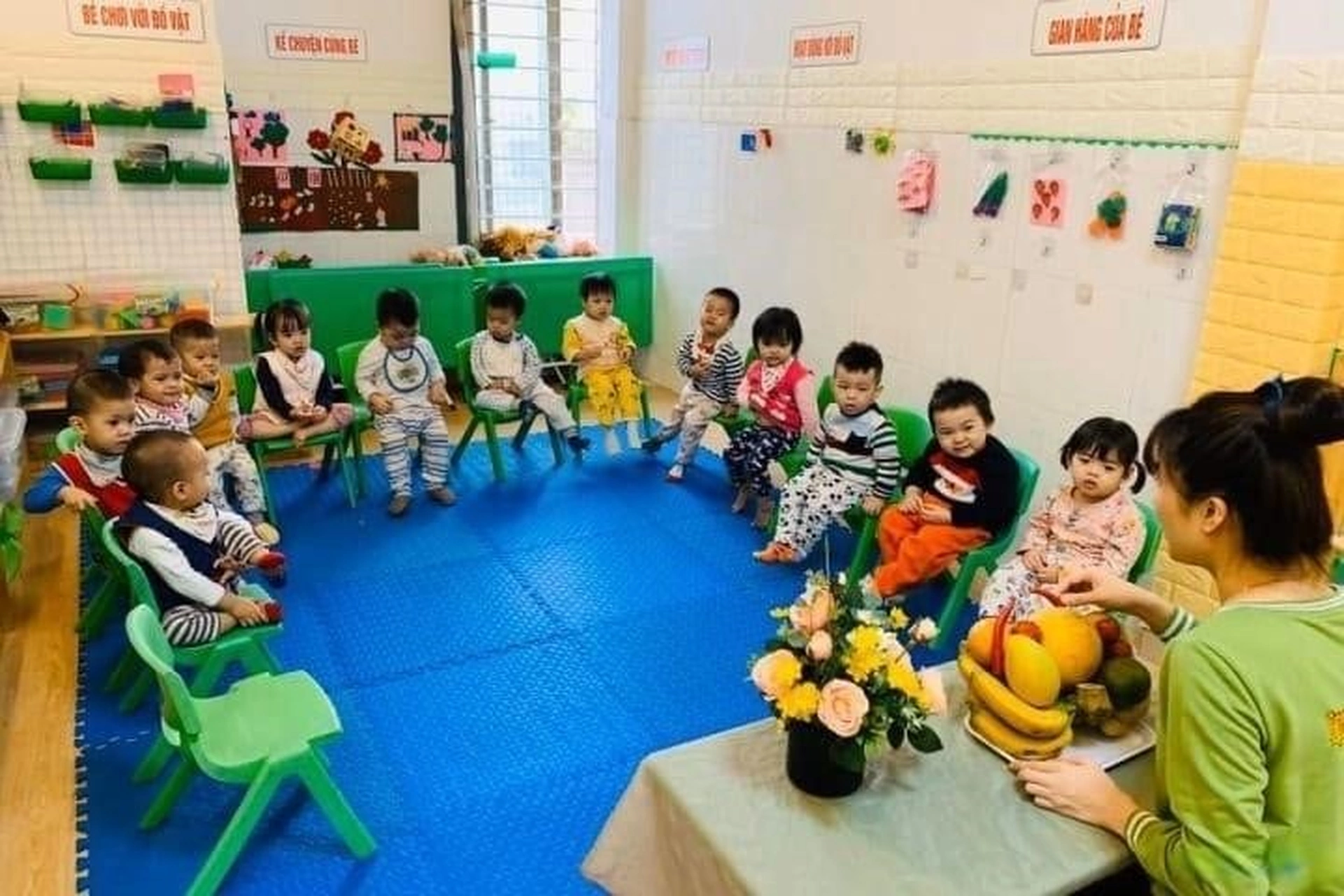 Trong bán kính 2km, gần khu nhà ở Bộ Tư Lệnh Thủ Đô có những trường mầm non nào?