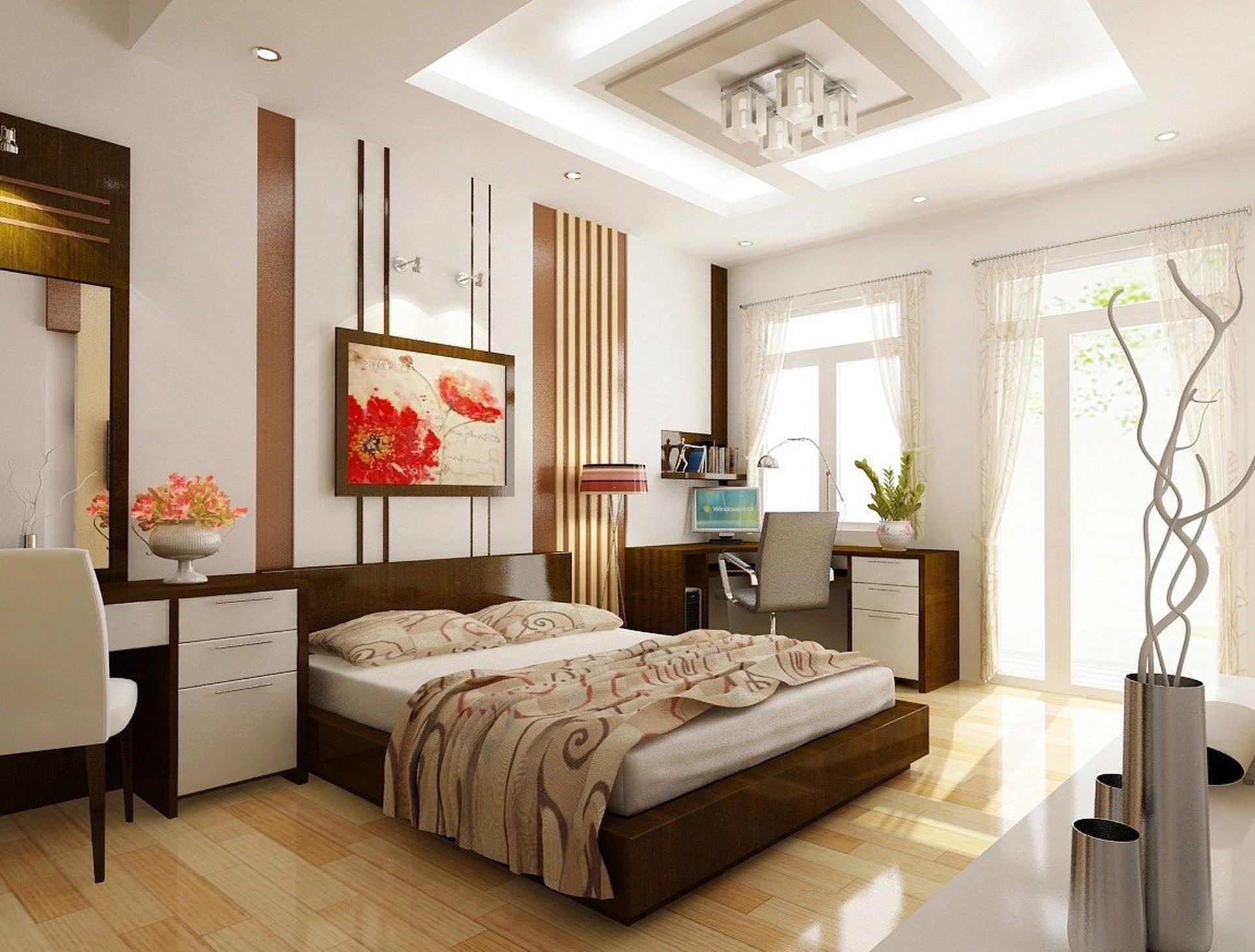 Thiết kế phòng ngủ 16m2 chỉ vài bước đơn giản