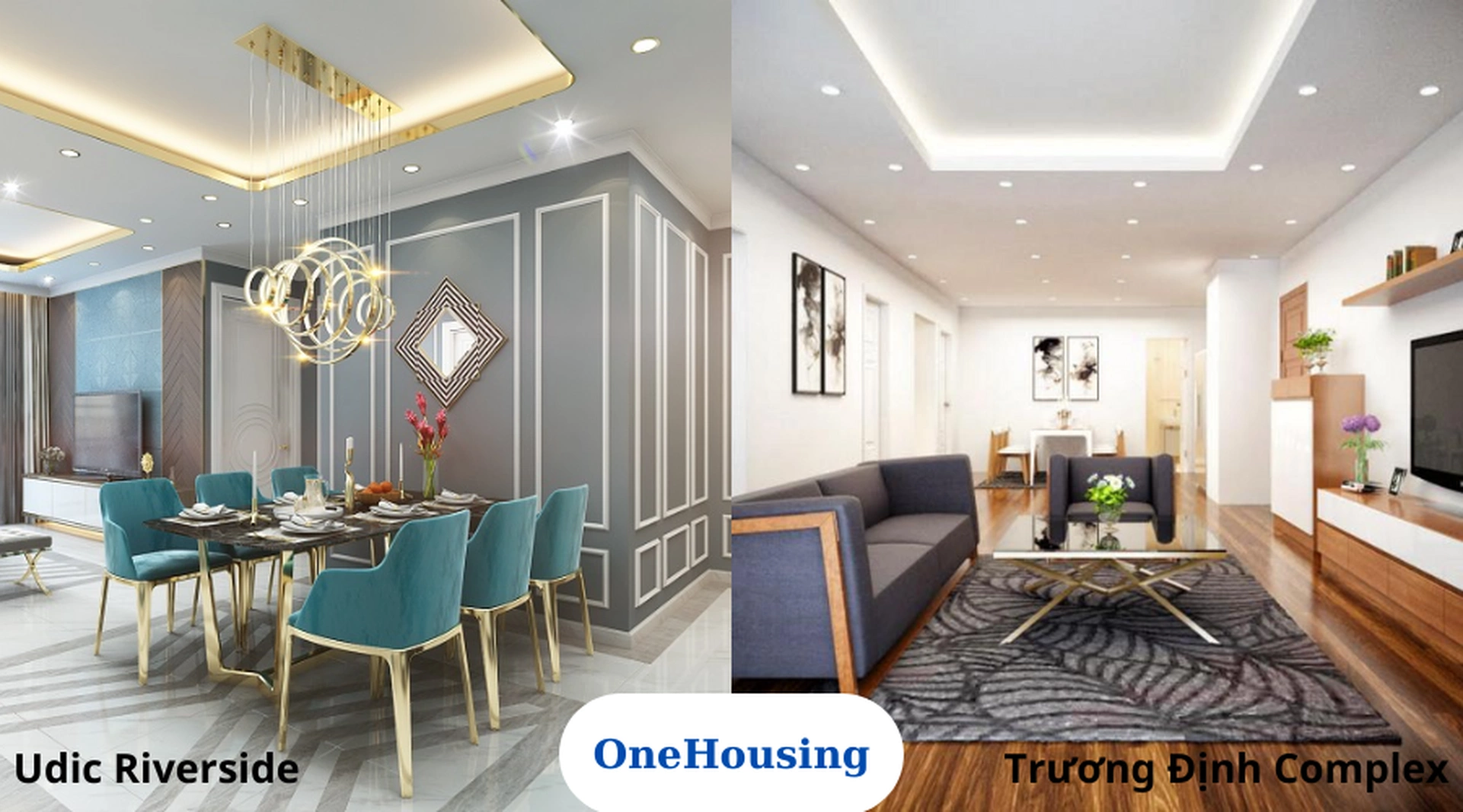 So sánh căn hộ 3PN chung cư Udic Riverside và Trương Định Complex