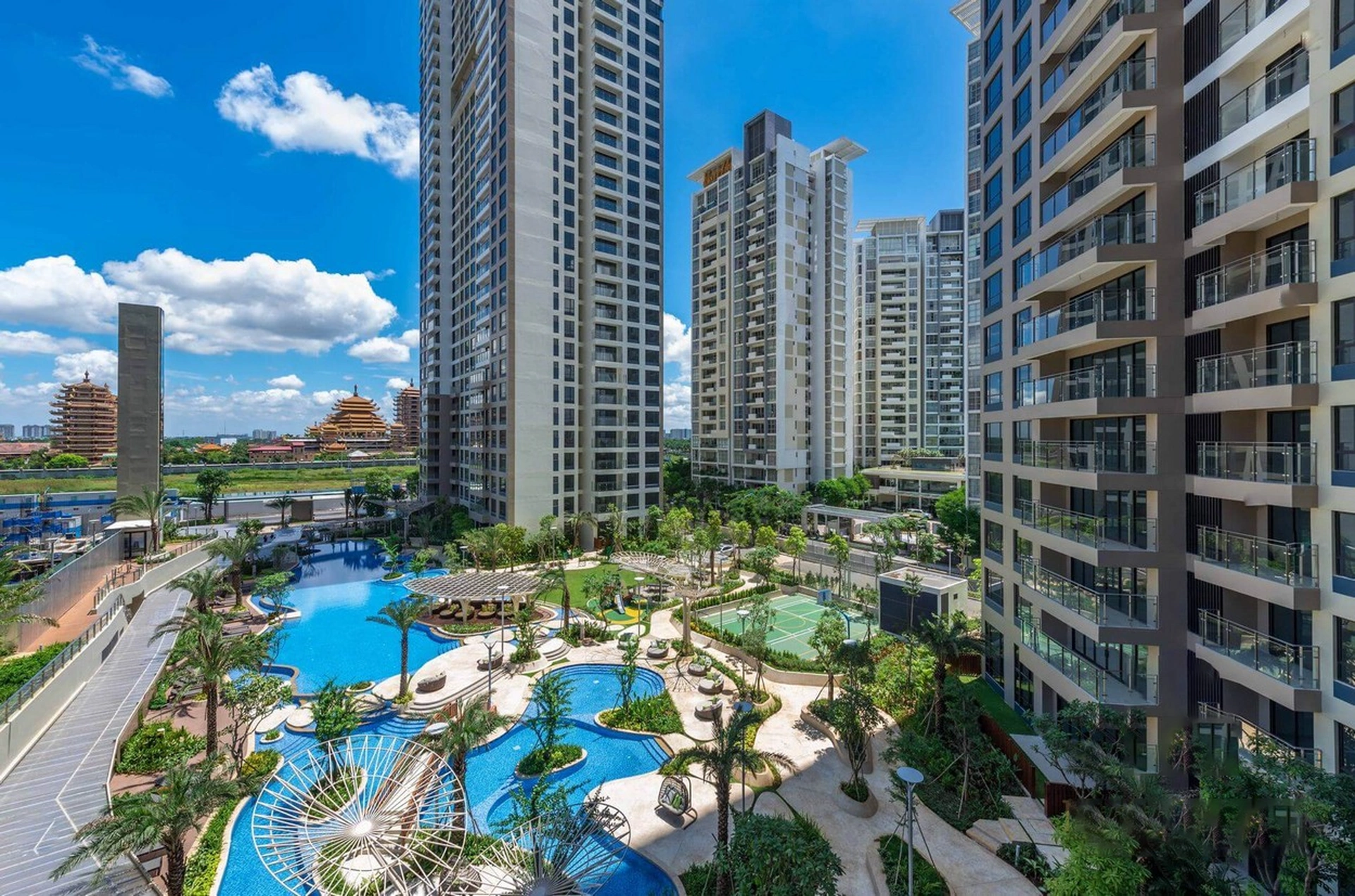 Có đủ chỗ đậu ôtô và xe máy chung cư Palm Heights TP Thủ Đức không?
