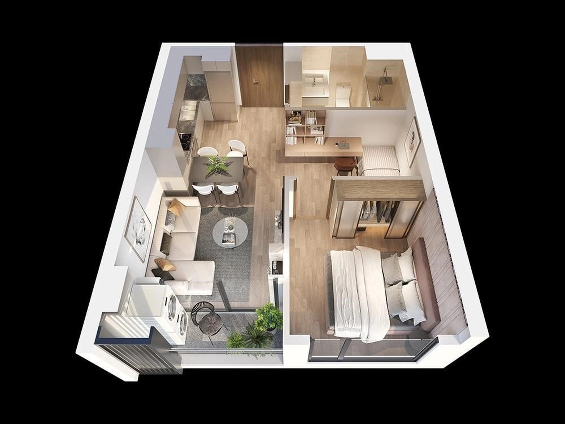 Gợi ý tính khoản vay mua căn hộ 1PN+ tòa M3 - Miami - Masteri Waterfront