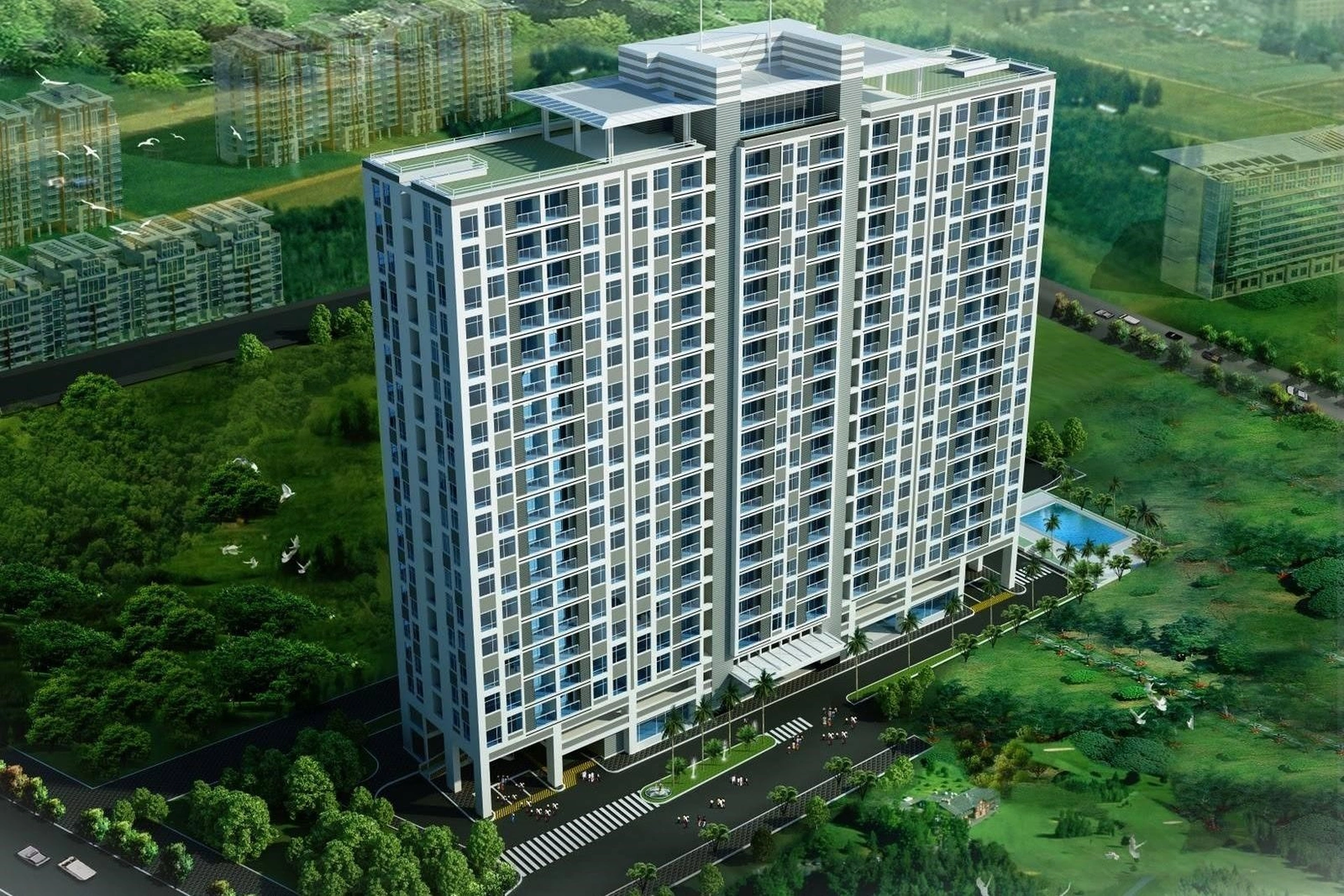 Có đủ chỗ đậu ôtô và xe máy chung cư Hoa Sen - Lotus Apartment Quận 11 không?