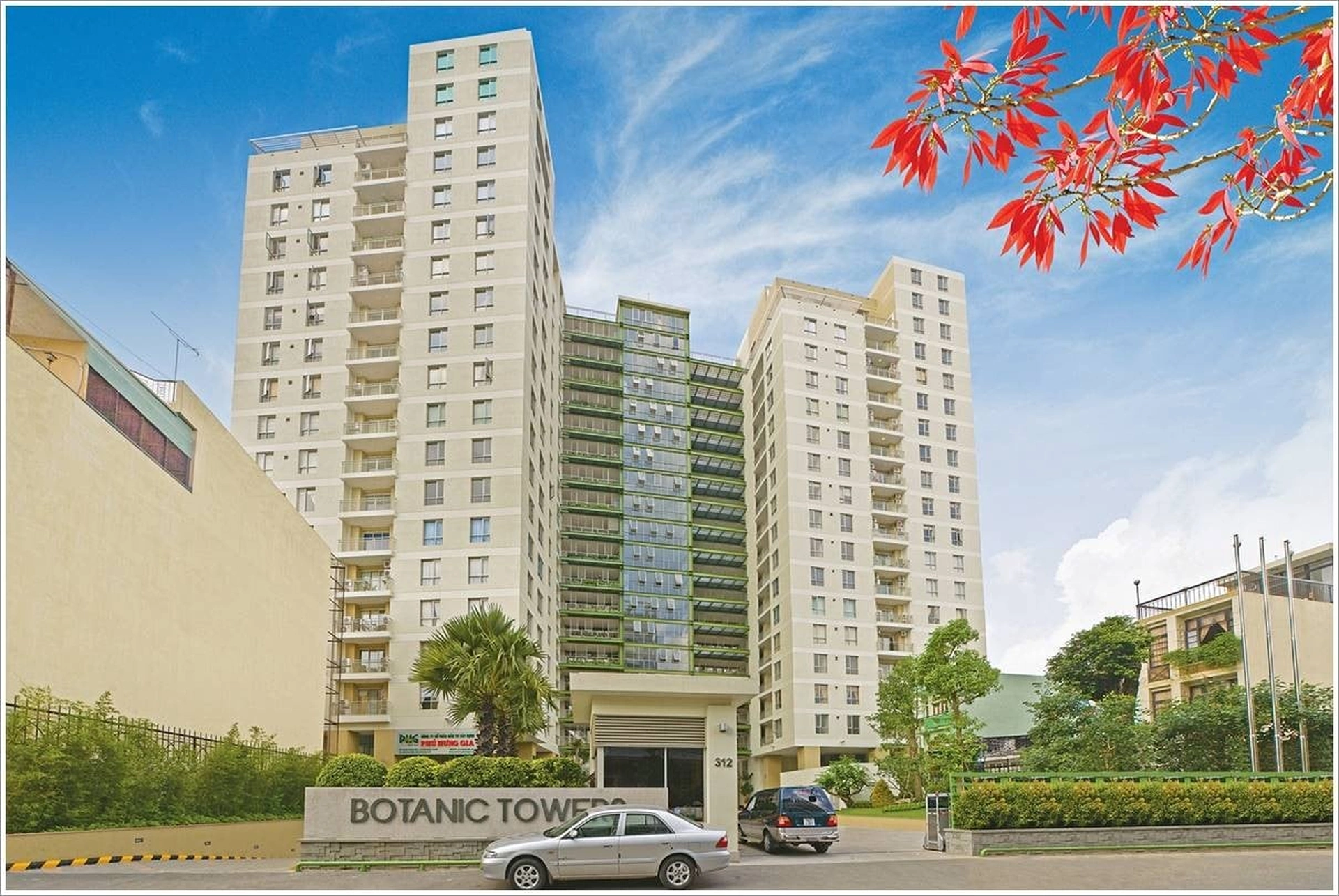 Có đủ chỗ đậu ôtô và xe máy chung cư Botanic Towers Quận Phú Nhuận không?