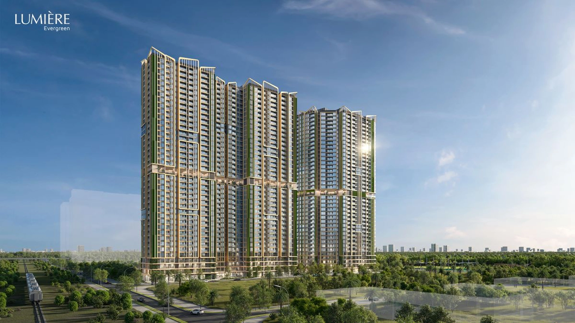 Tòa mở bán đầu tiên dự án Lumière EverGreen có tên là gì?
