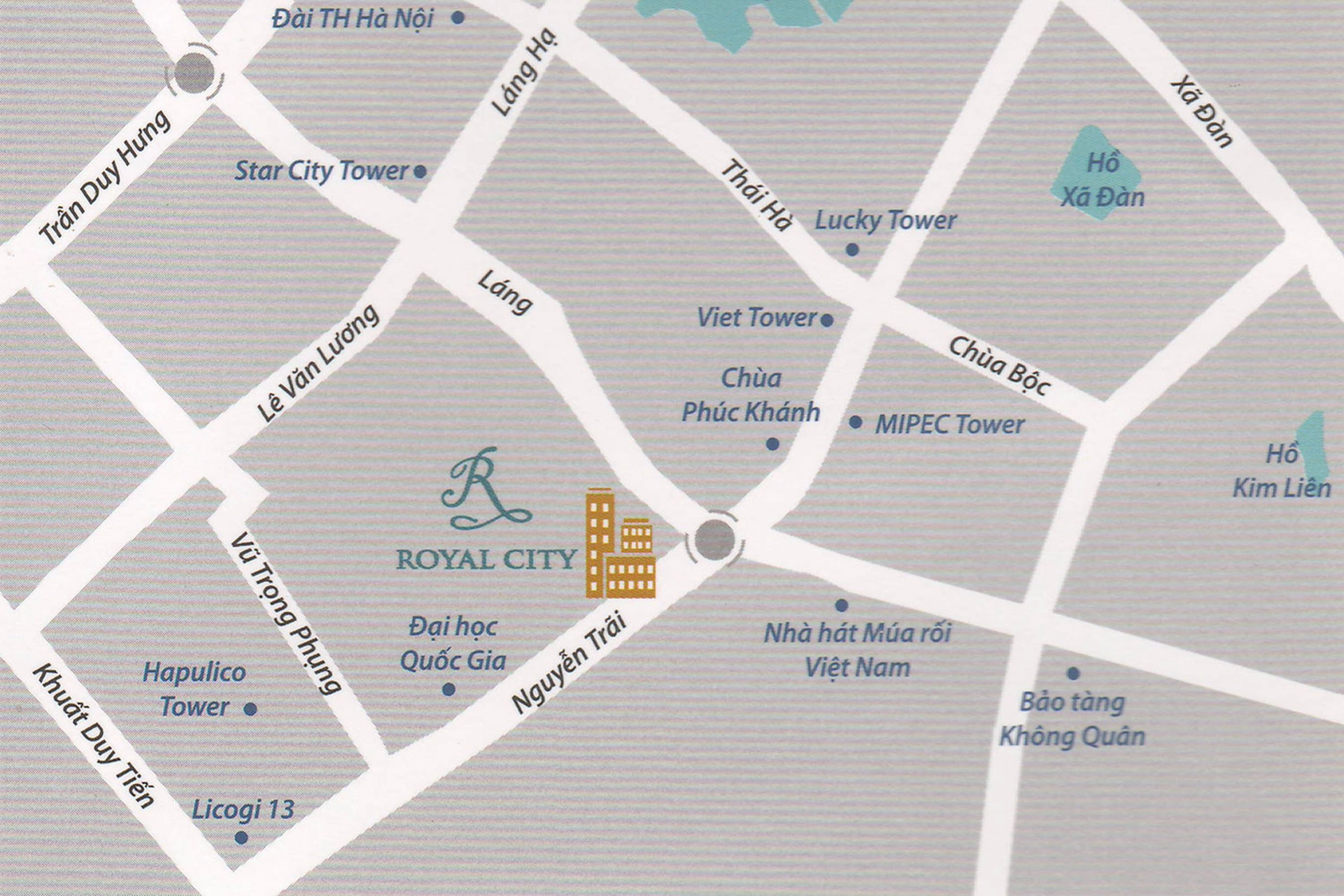 Địa chỉ dự án Vinhomes Royal City là ở đâu?