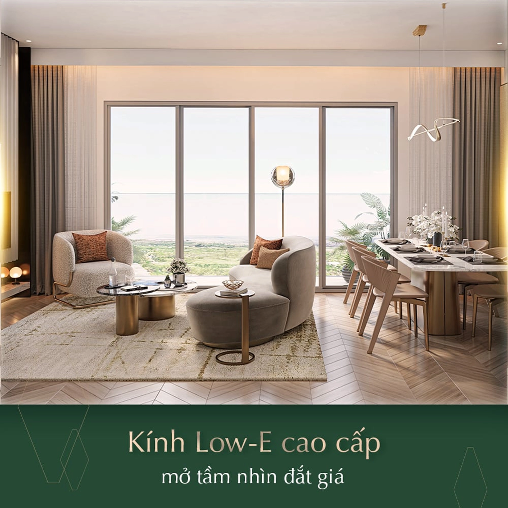 Hệ thống kính Low-E tại căn hộ dự án Lumière Evergreen có gì khác biệt?
