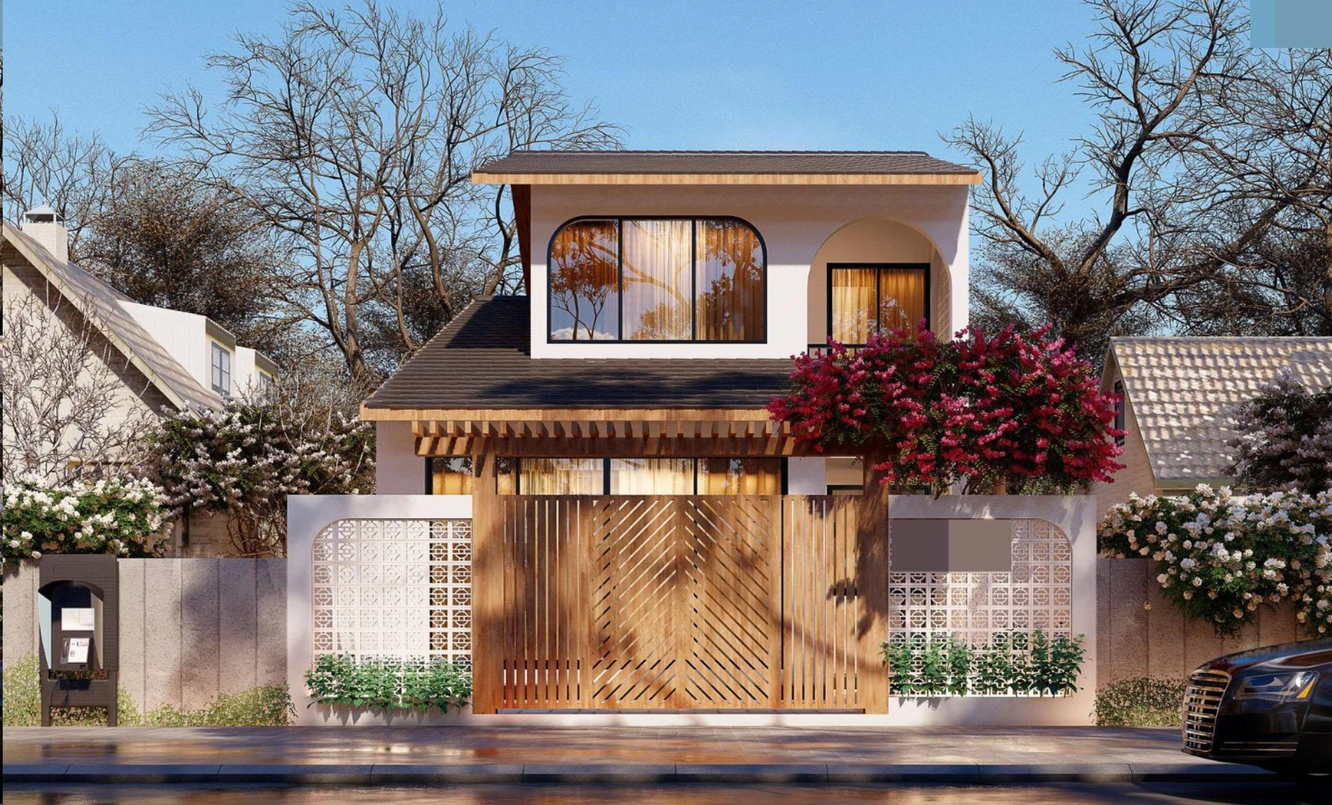 Nên hay không việc mua nhà bị đường đâm thẳng vào?