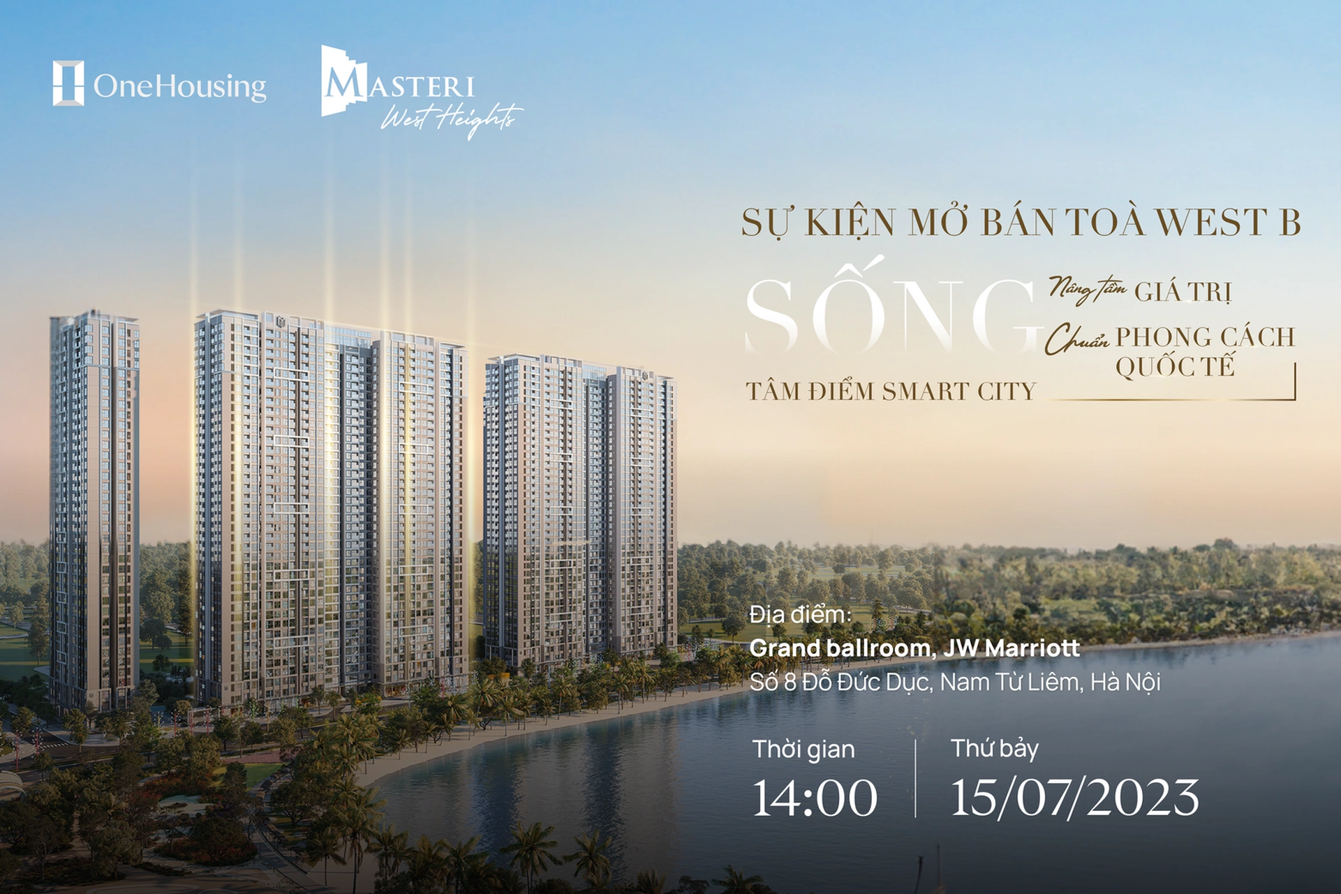 Sự kiện mở bán tòa West B - Masteri West Heights 