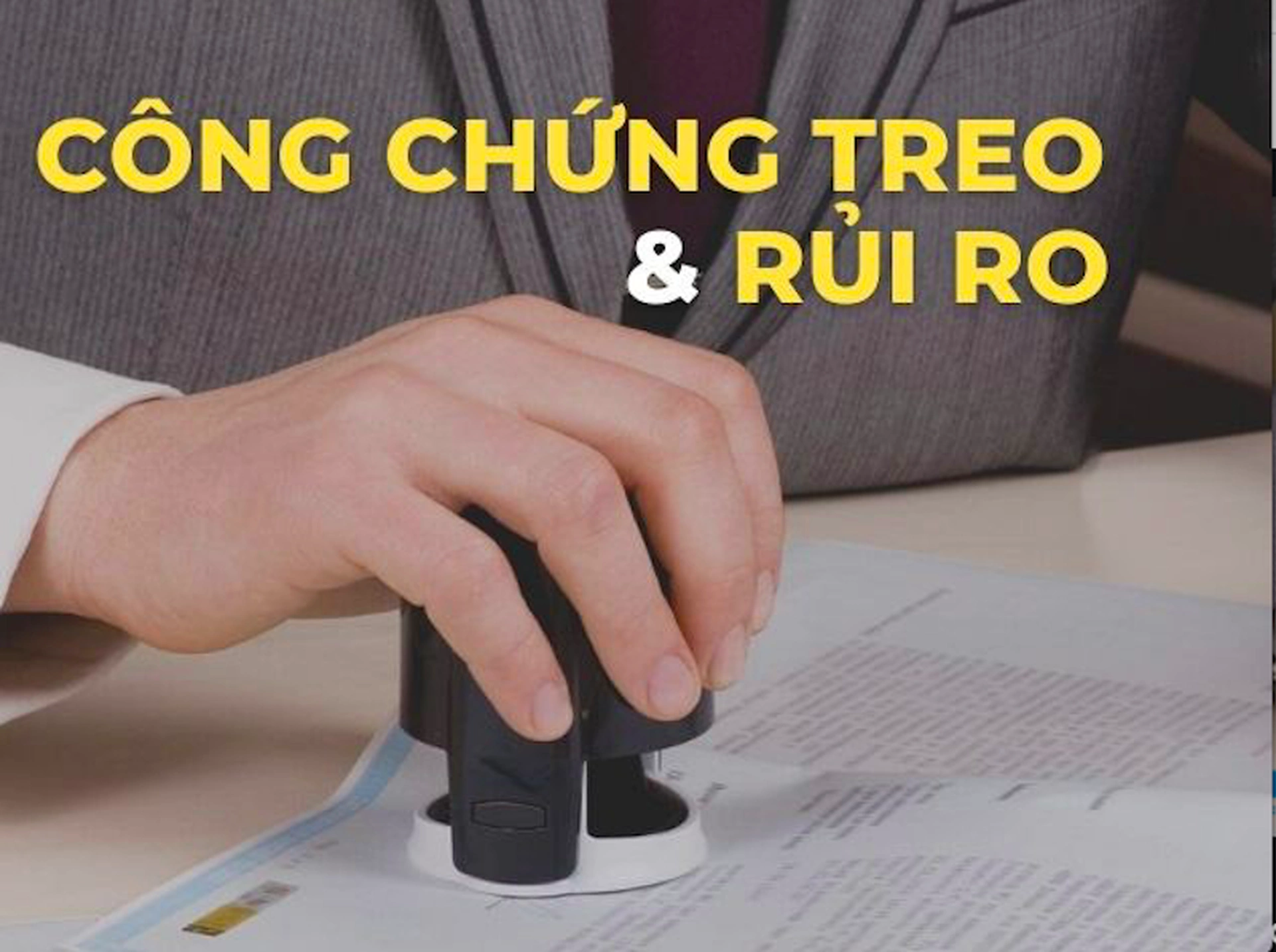 Công chứng treo mua bán nhà đất có rủi ro không?