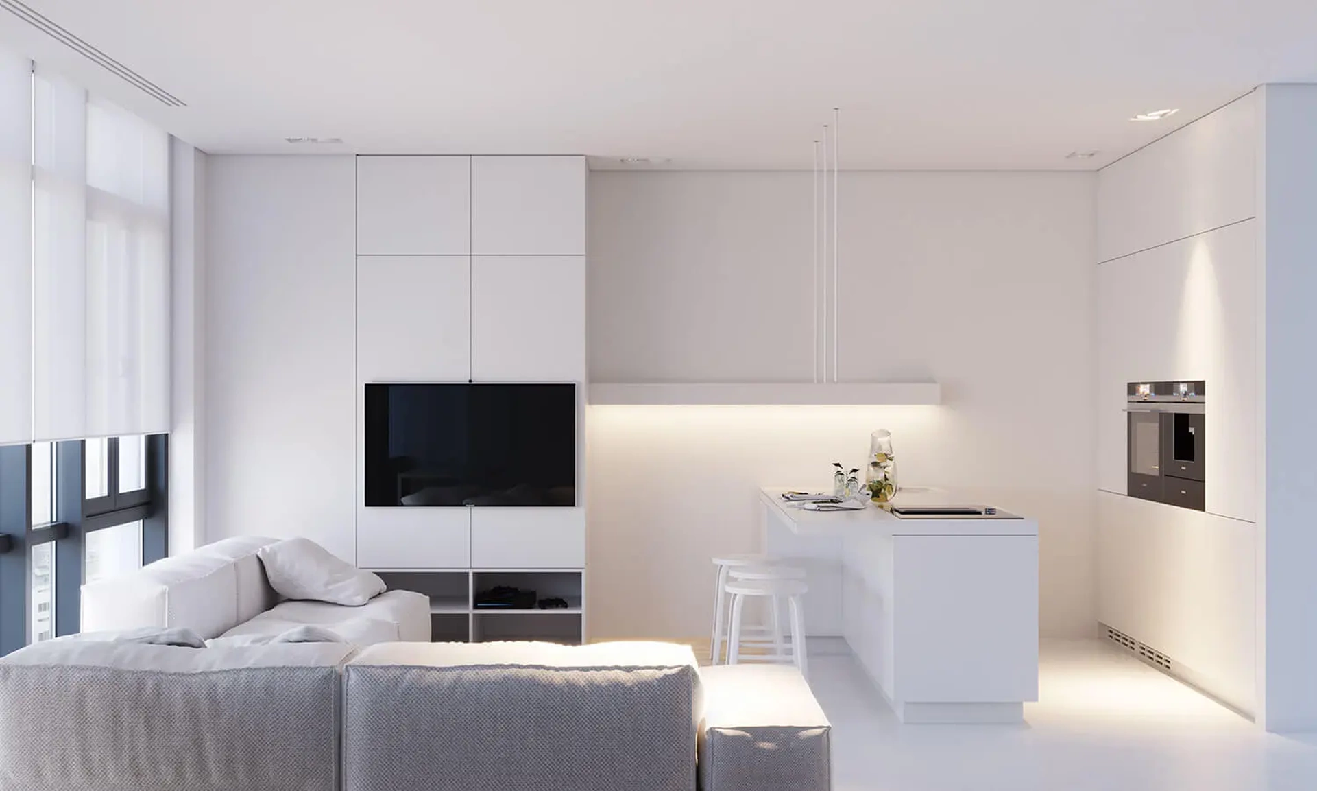 Đen - trắng: 2 màu cơ bản nhưng tạo cuốn hút lạ kỳ cho căn hộ nếu bạn biết kết hợp đúng cách