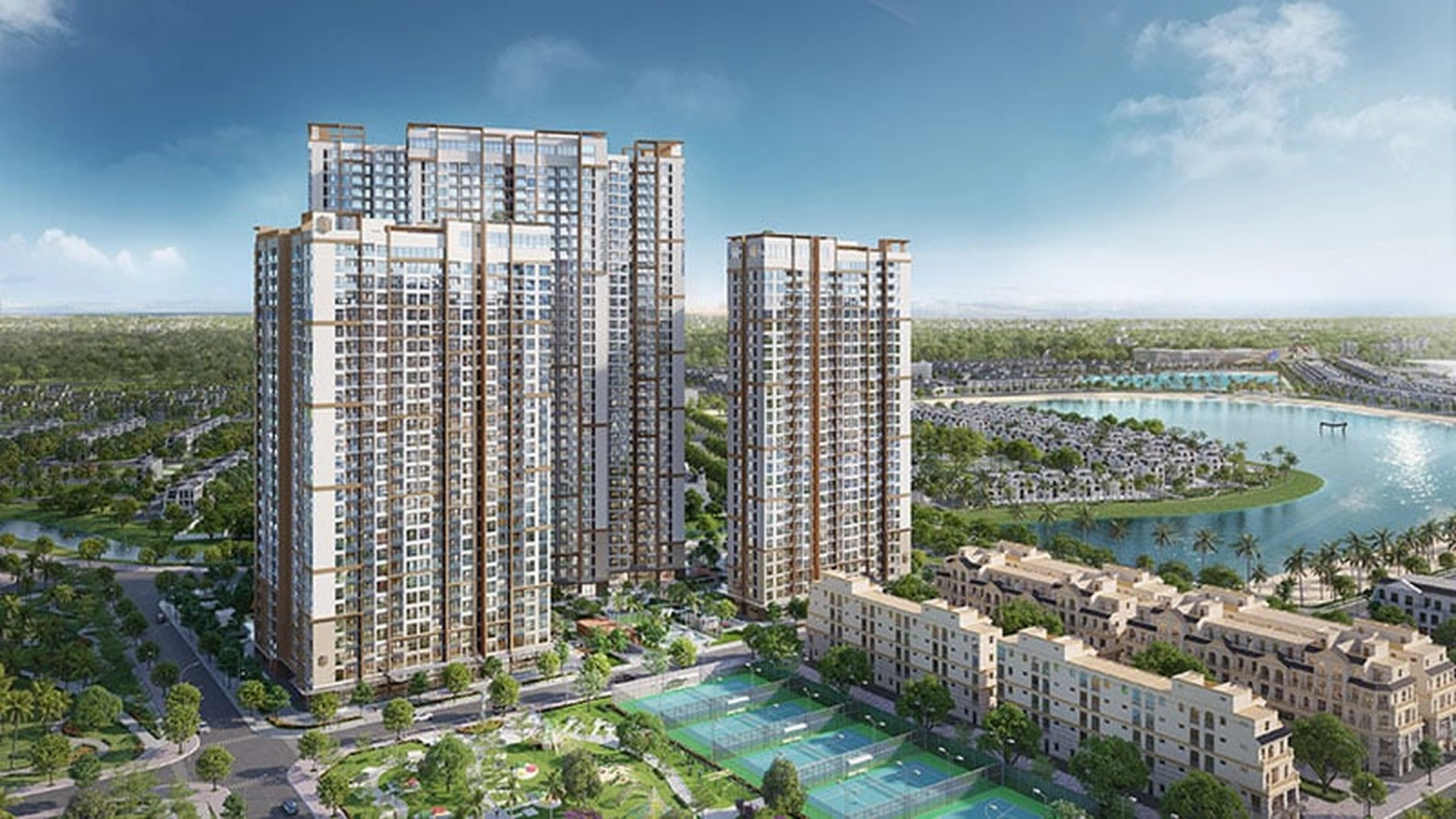 Tổng diện tích khu của dự án Hawaii - Masteri Waterfront là bao nhiêu?