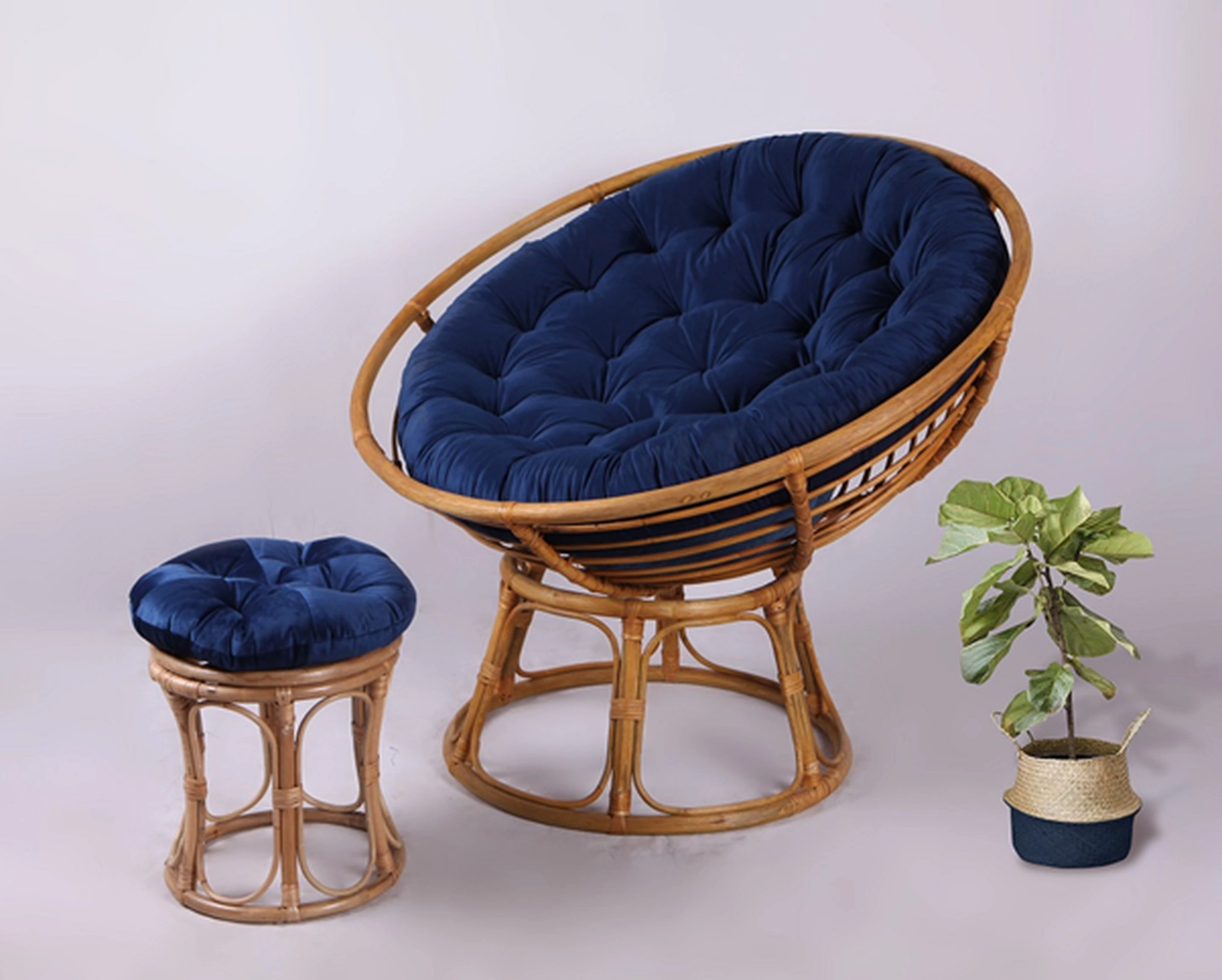 Mách bạn cách tạo điểm nhấn cho căn hộ với chiếc ghế thư giãn Papasan