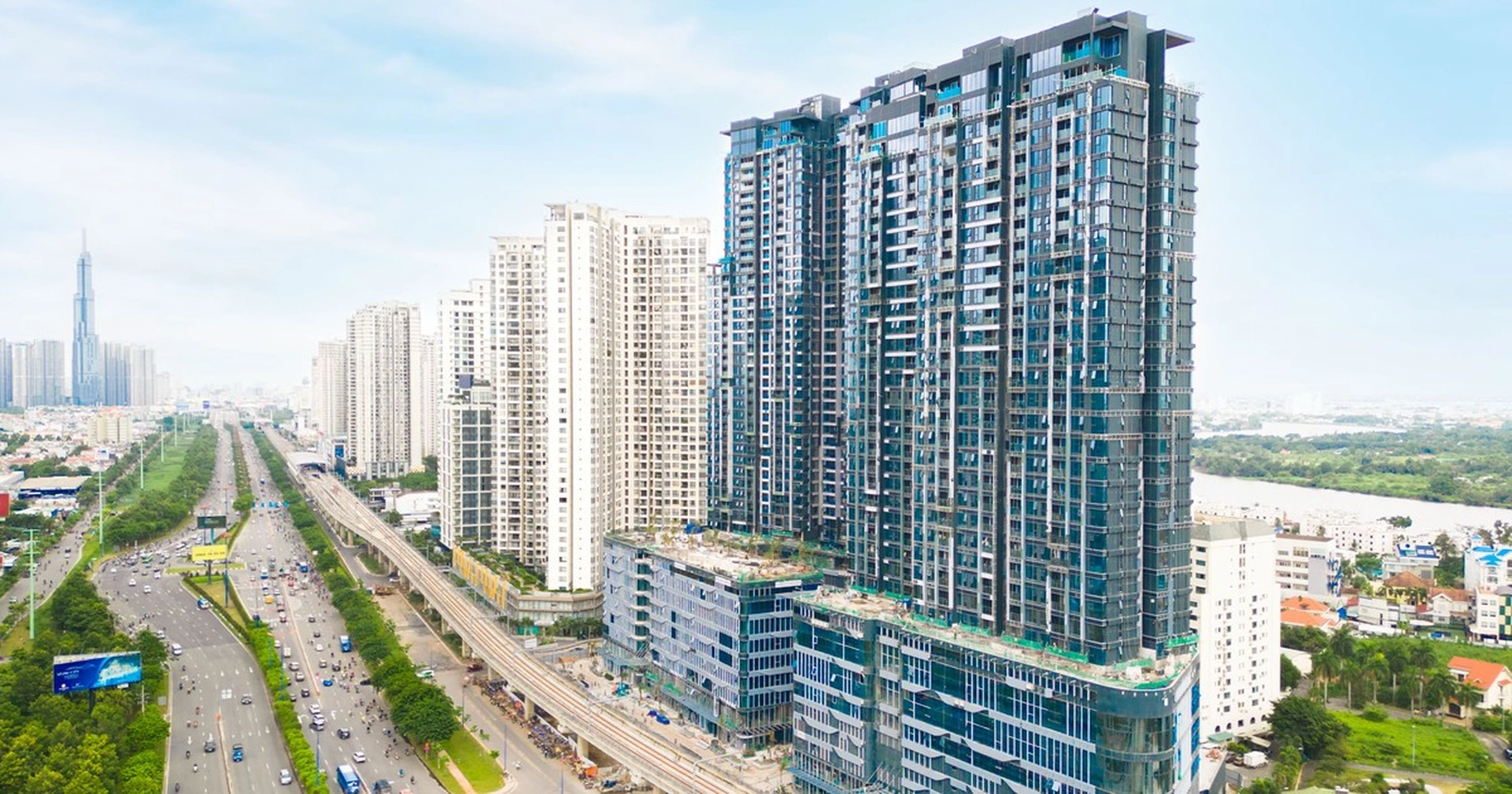 Dự án Lumière Riverside có tổng cộng bao nhiêu tòa tháp?