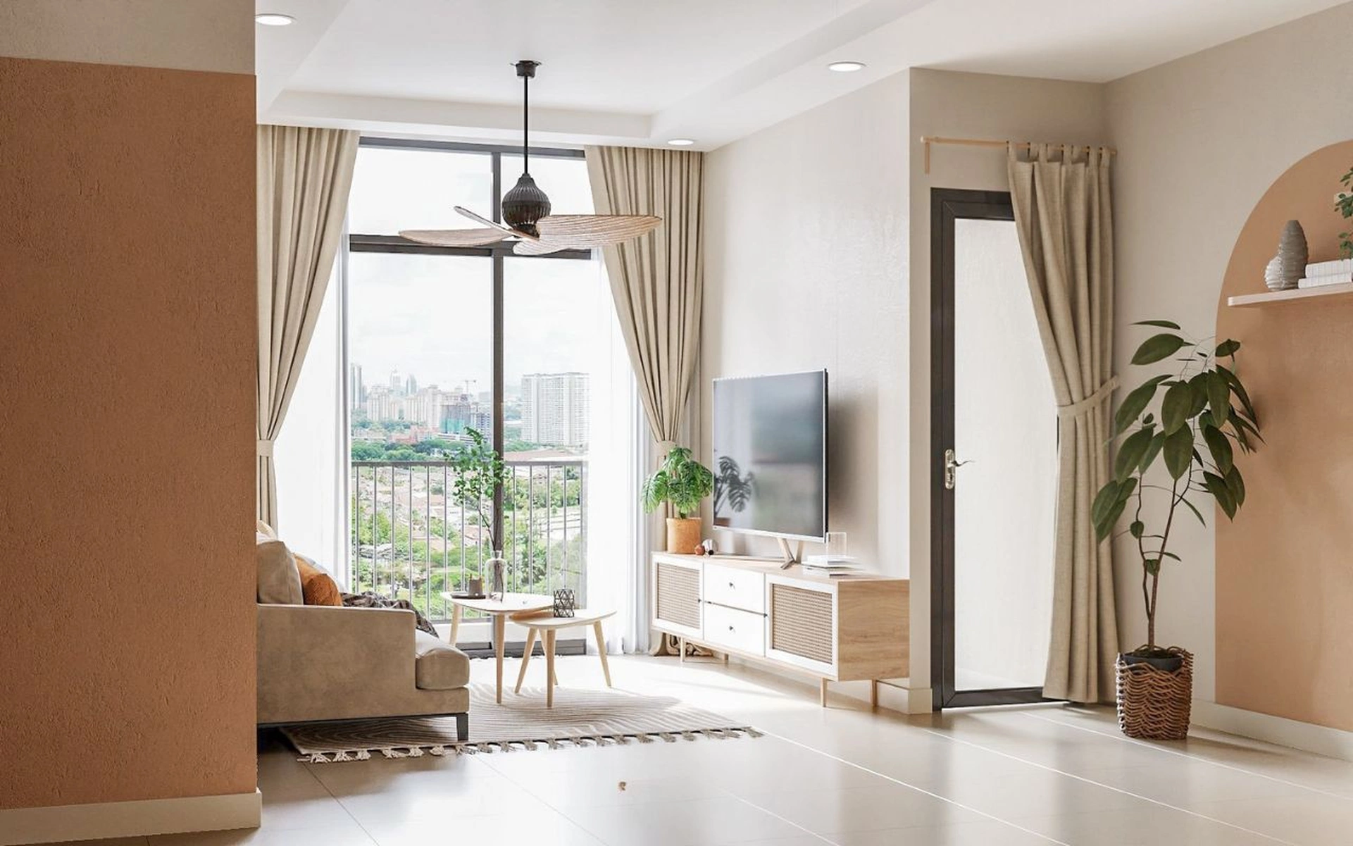 Nên chọn căn hộ có ban công ở phòng khách hay phòng ngủ?
