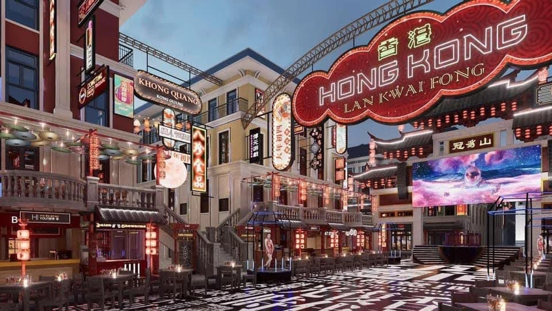 Little HongKong nằm ở đâu trong Vinhomes Ocean Park 2?
