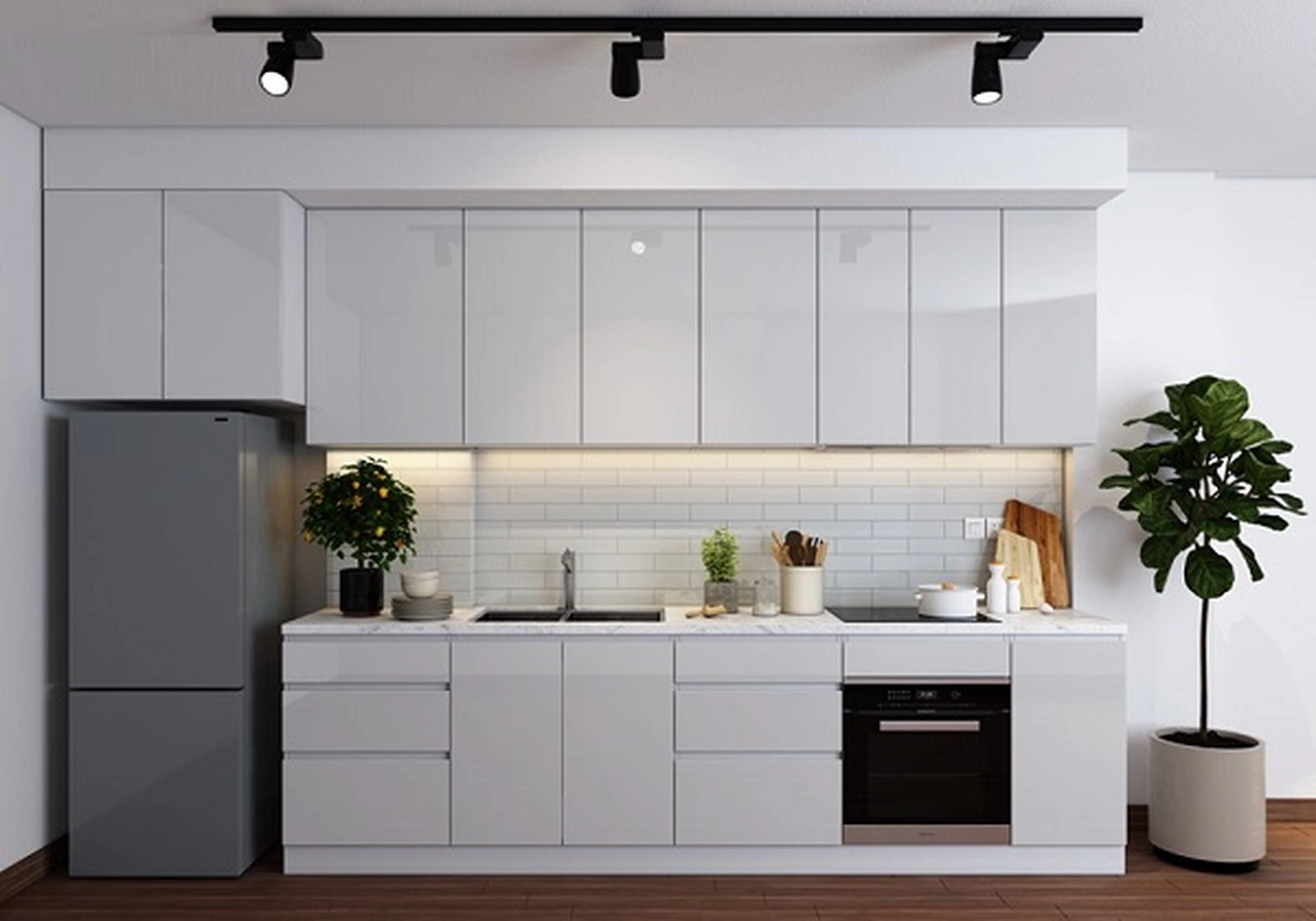 Những hình dạng thiết kế nội thất tủ bếp phổ biến nhất là gì?