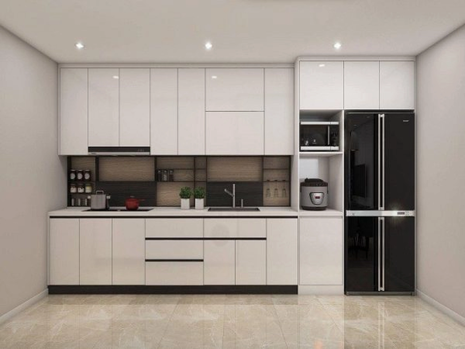 Ưu và nhược điểm của tủ bếp chữ I là gì?
