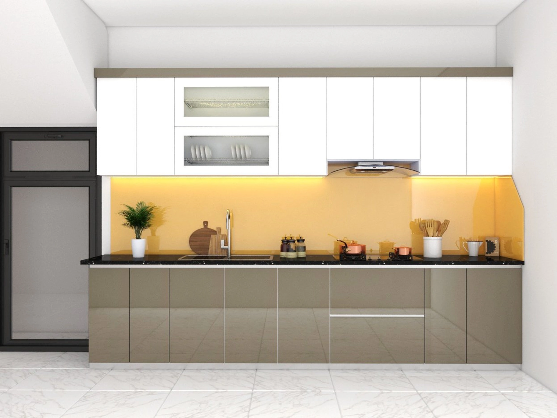 Tủ bếp acrylic và tủ bếp melamine khác nhau như thế nào về độ bền và giá thành?