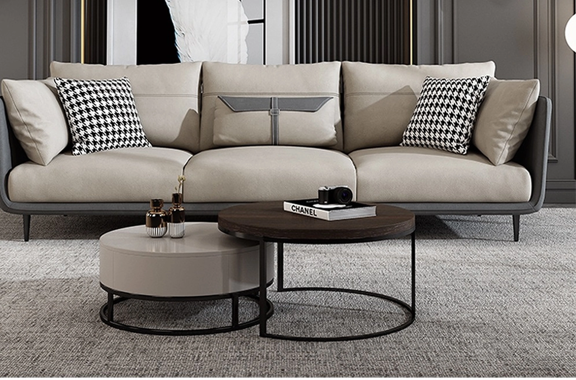 Có nên chọn sofa có chân kim loại không và vì sao?