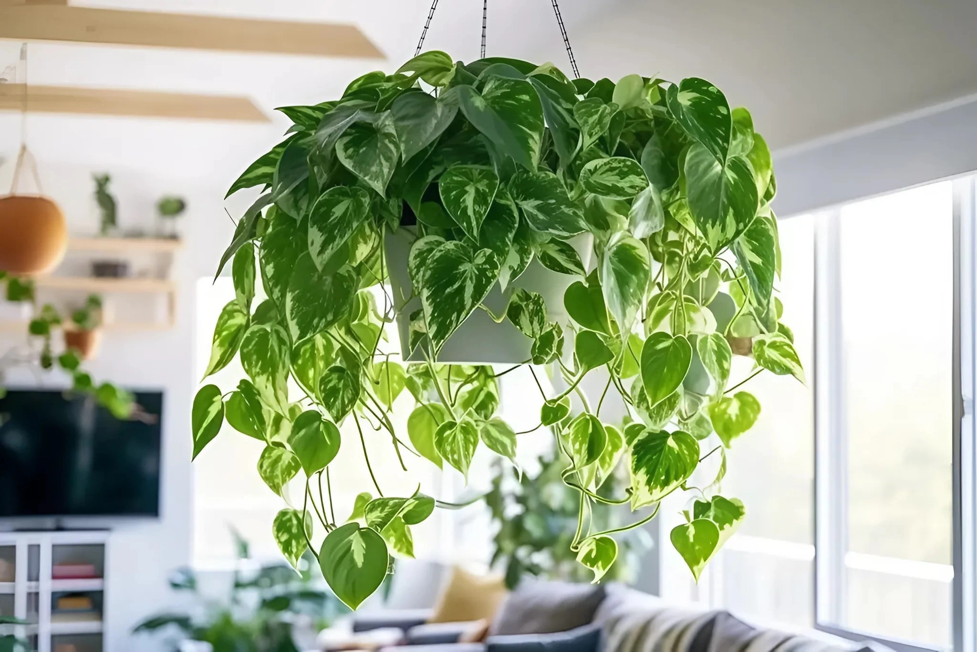 Vì sao cây trầu bà trồng trong nhà thường bị bệnh cháy lá?