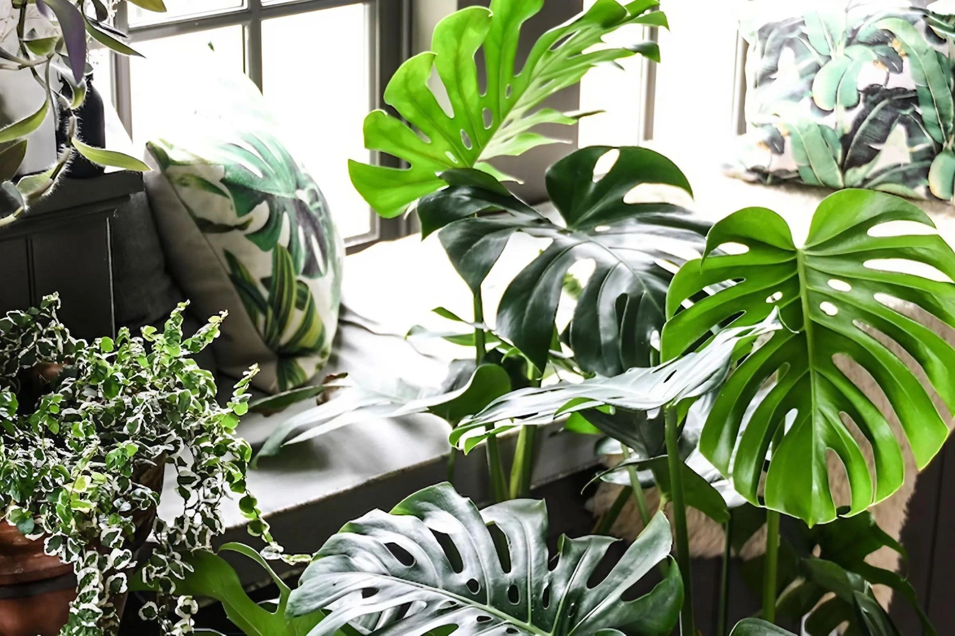Làm cách nào để nhận biết cây monstera trồng trong nhà bị thiếu nước hay thừa nước?