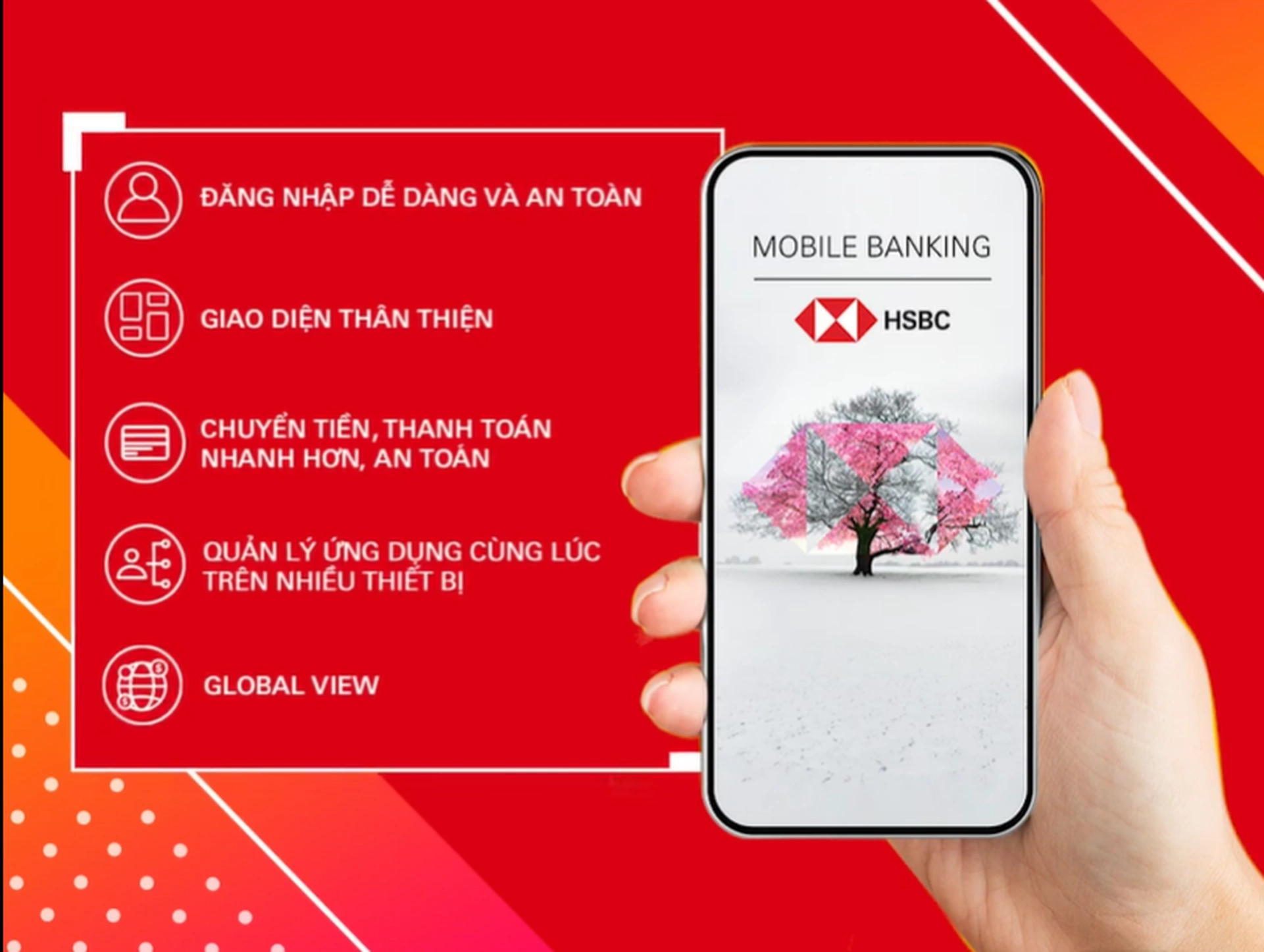 Mobile banking và ngân hàng trực tuyến của HSBC có gì khác nhau?