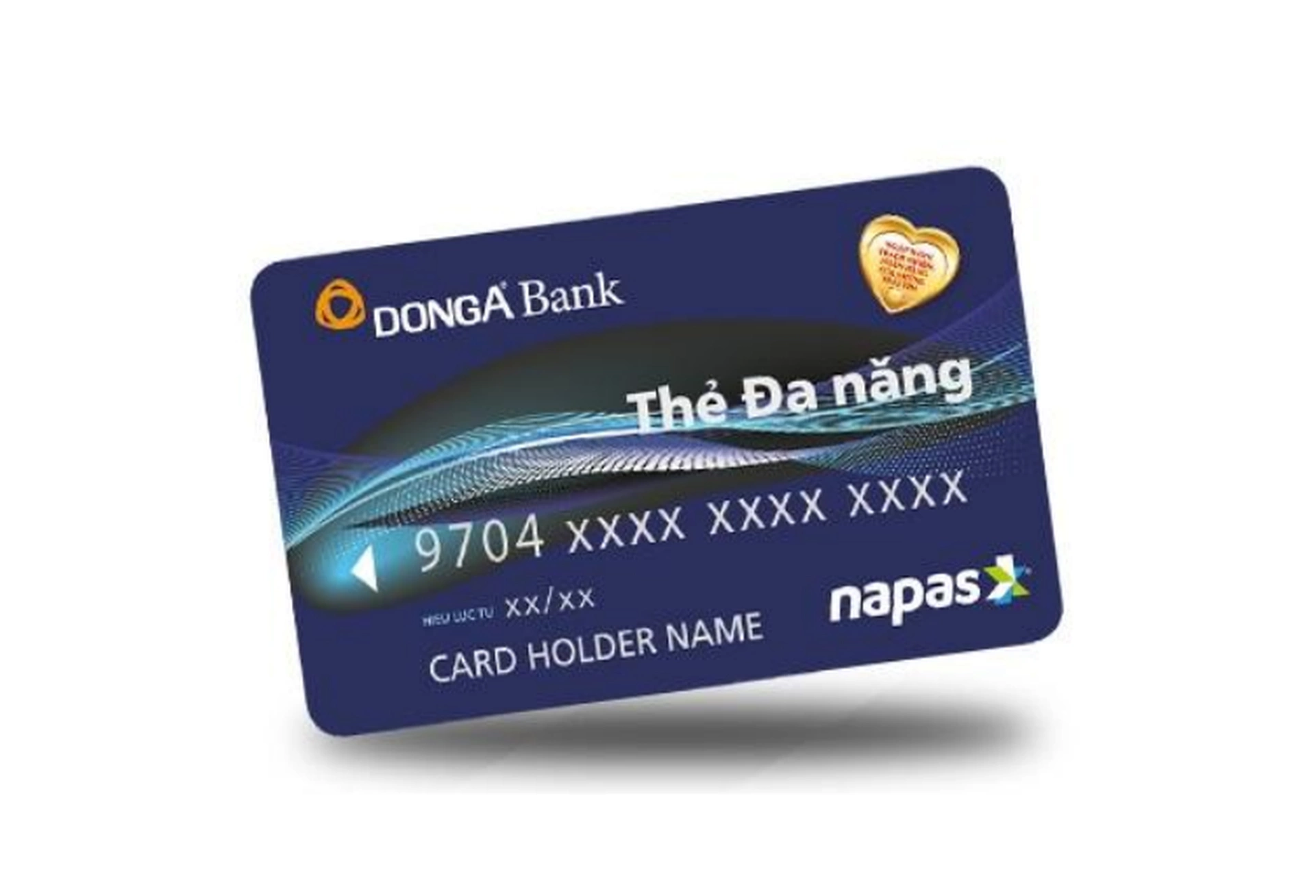 DongA Bank cung cấp các dịch vụ e-banking nào cho tài khoản thẻ Đa năng?