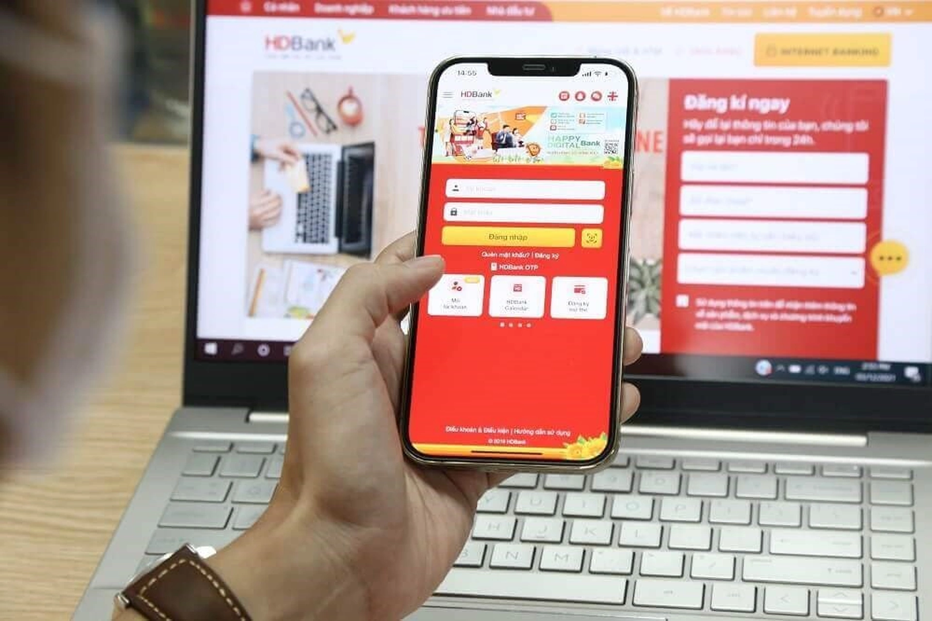 Có thể tạo tài khoản tiết kiệm bằng e-banking HD Bank không?
