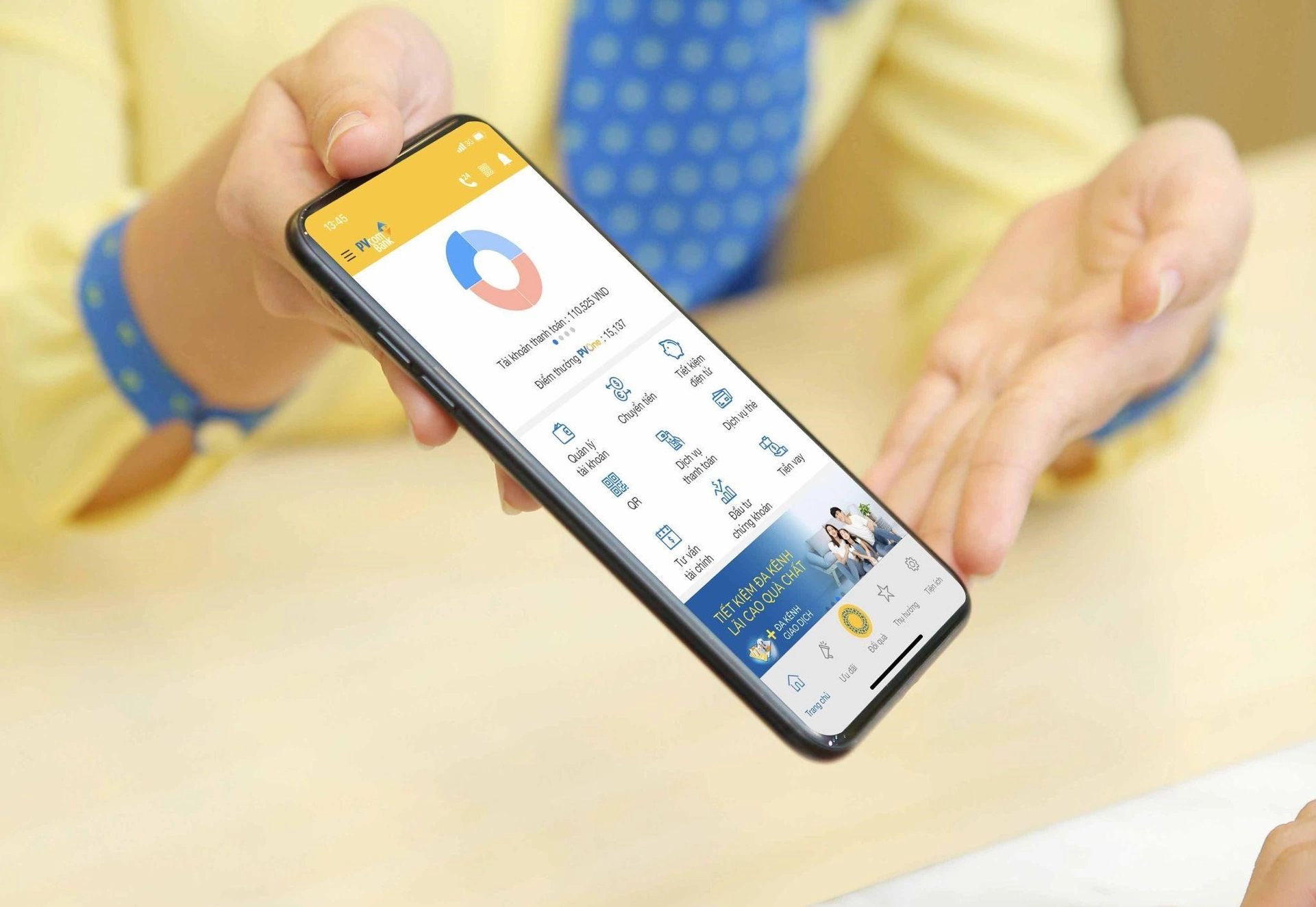 Ứng dụng PV Mobile Banking được trang bị những tính năng nào?