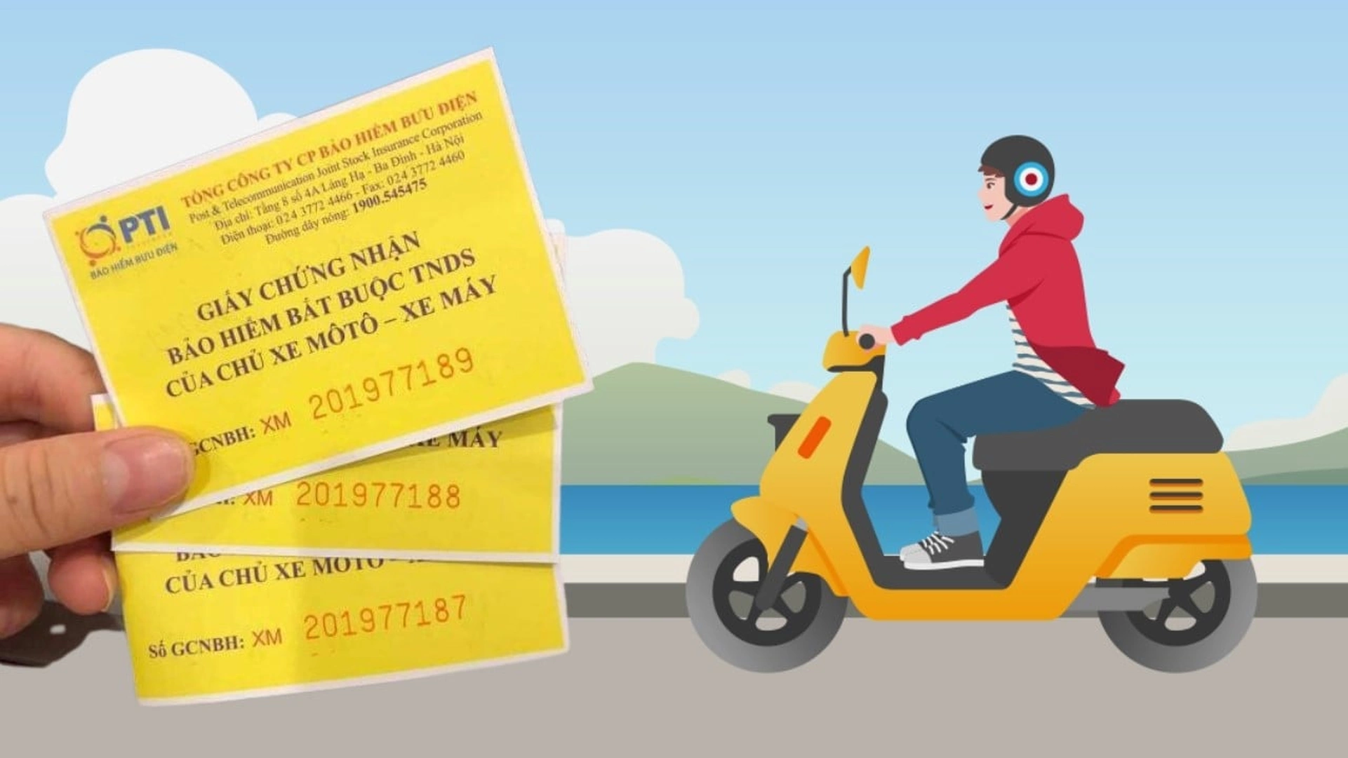 Làm sao để đăng ký sử dụng dịch vụ bảo hiểm xe máy trên e-banking Ocean Bank?