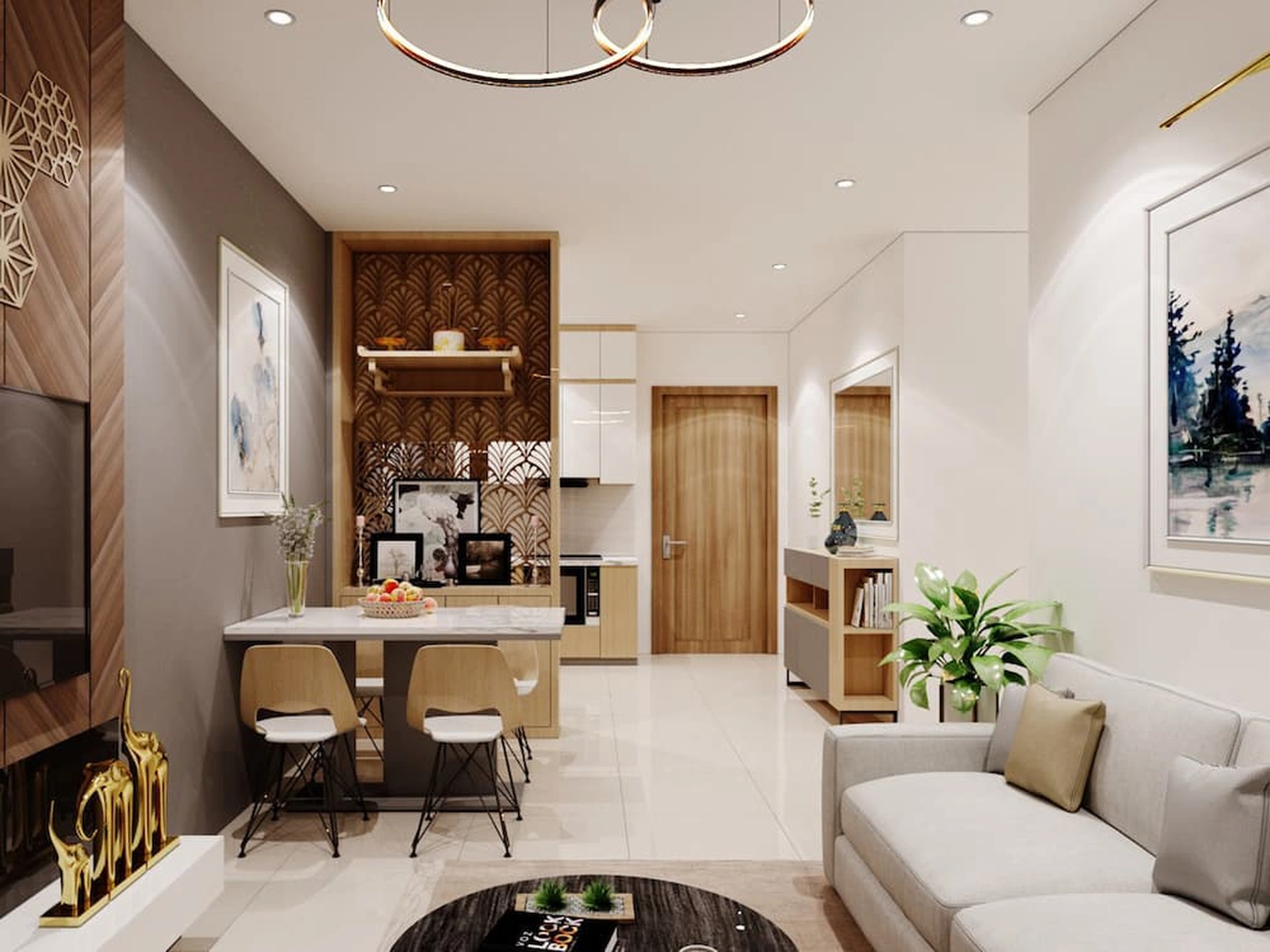 Khi thuê căn hộ Vinhomes Smart City 2 phòng ngủ, cư dân được lựa chọn thiết kế như thế nào?