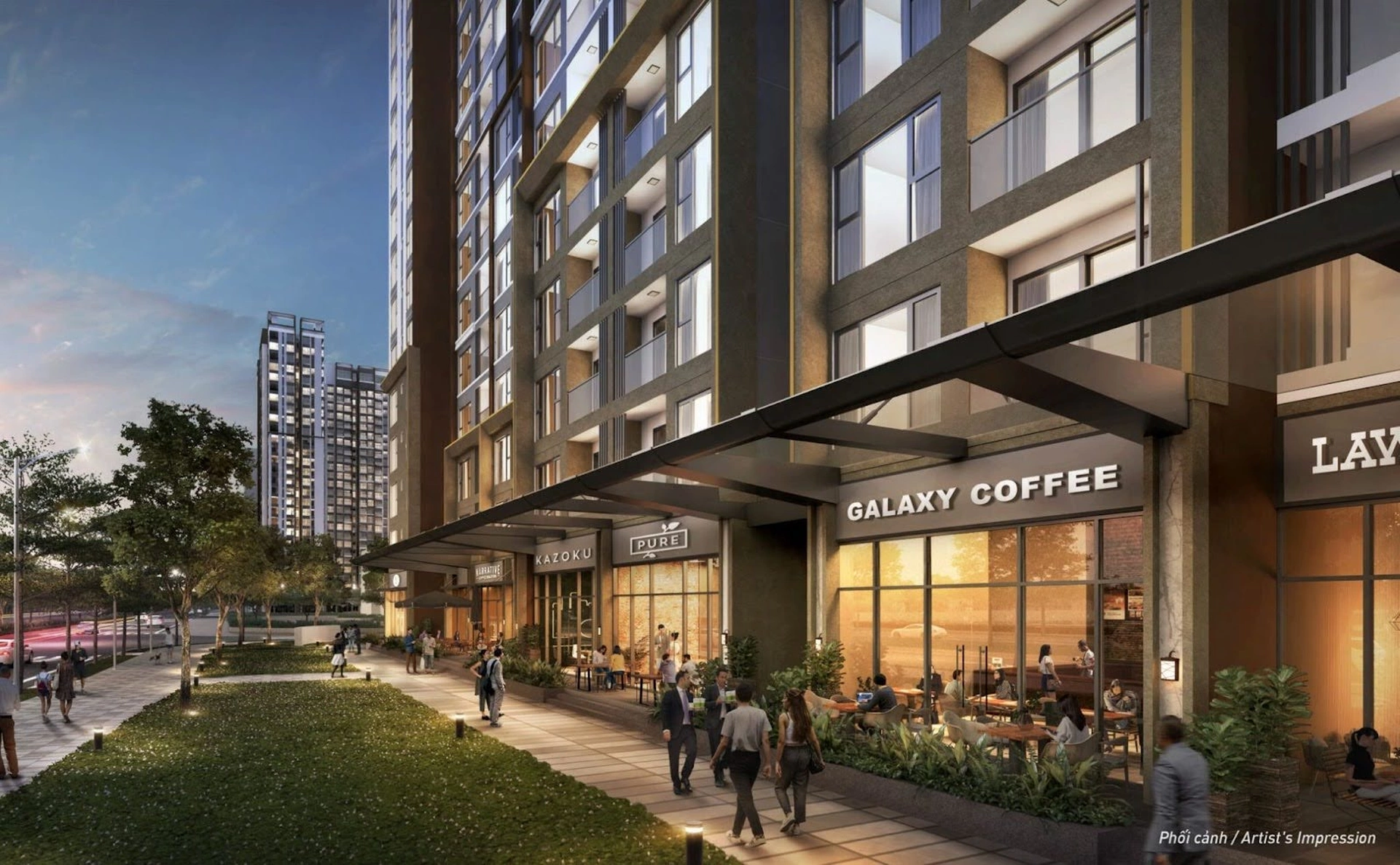 Shophouse chân đế Vinhomes Ocean Park tòa M1 cho thuê có thiết kế như thế nào?
