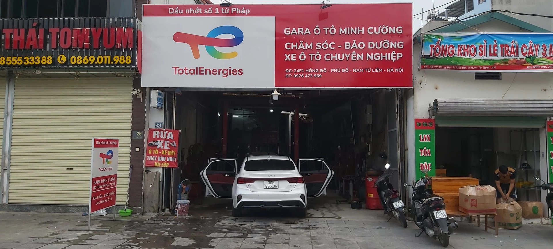 Có gara ô tô nào gần khu vực thuê chung cư Smart City?